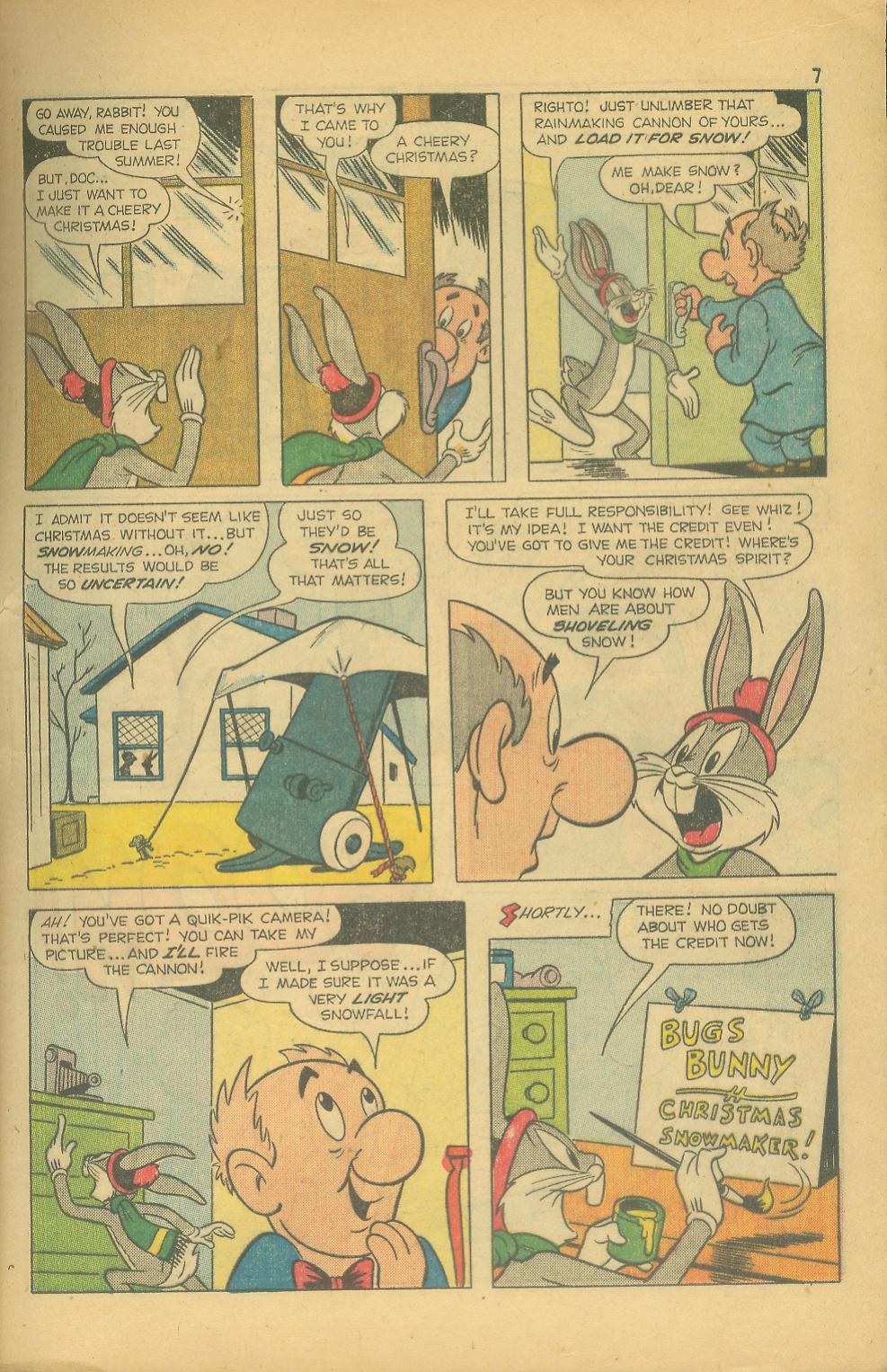 Read online Bugs Bunny's Christmas Funnies comic -  Issue # TPB 7 - 9