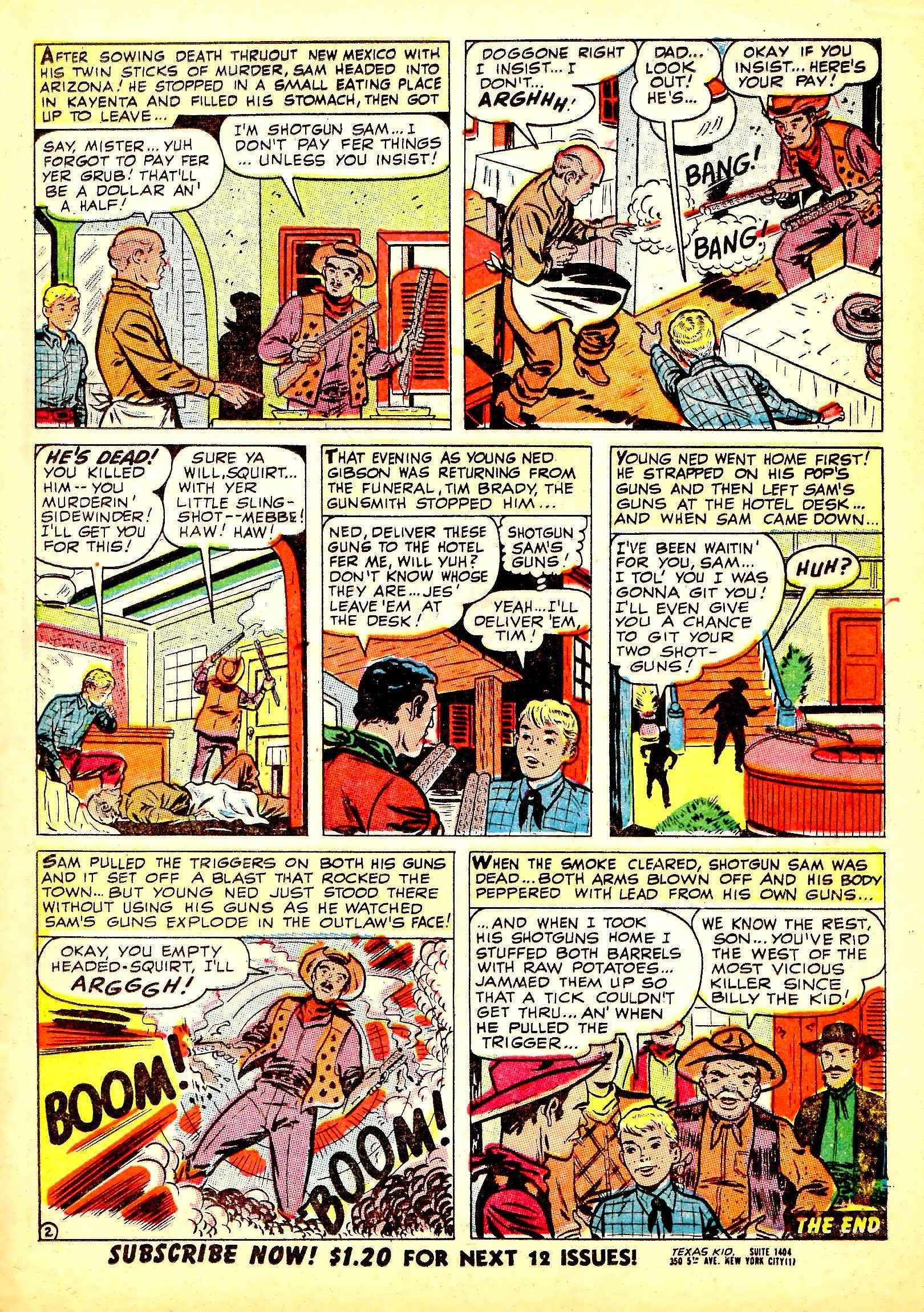 Read online Texas Kid comic -  Issue #5 - 13
