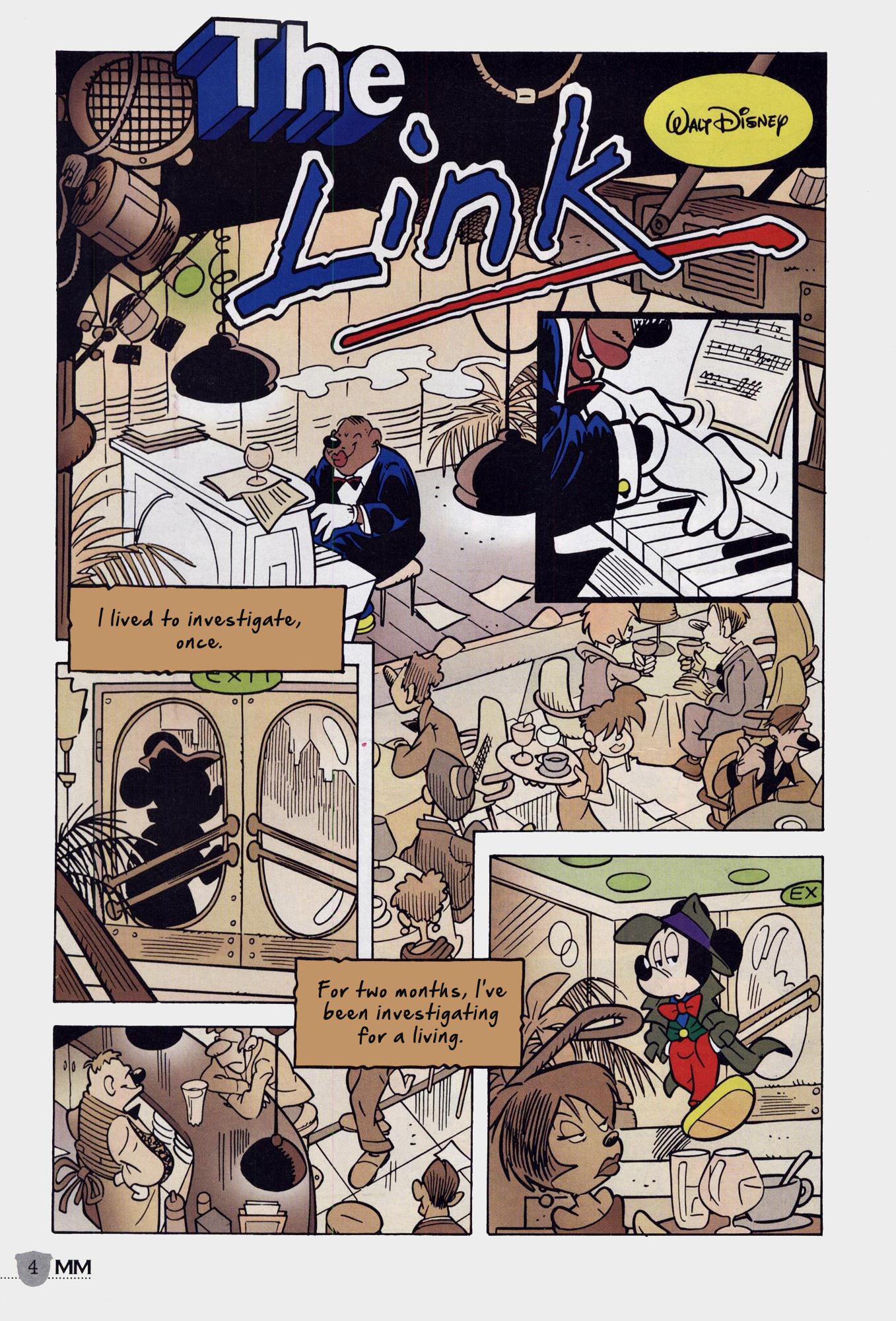 Read online Mickey Mouse Mystery Magazine comic -  Issue #1 - 4