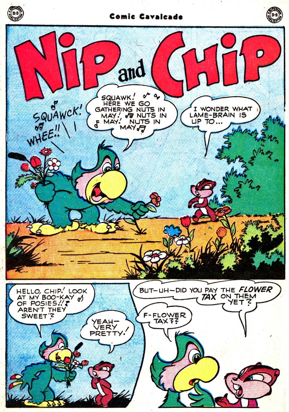 Read online Comic Cavalcade comic -  Issue #31 - 60