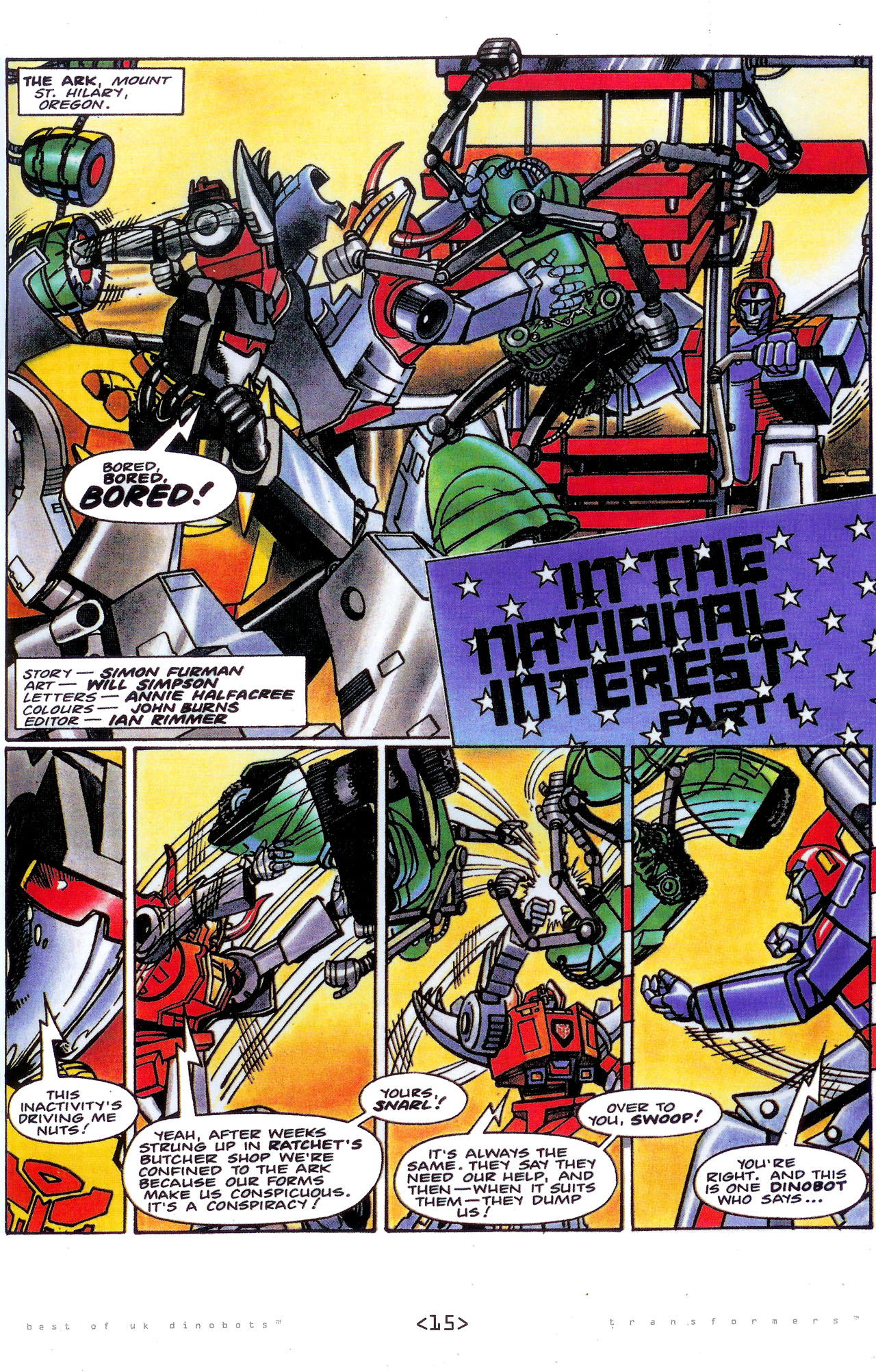 Read online The Transformers: Best of UK: Dinobots comic -  Issue #4 - 18