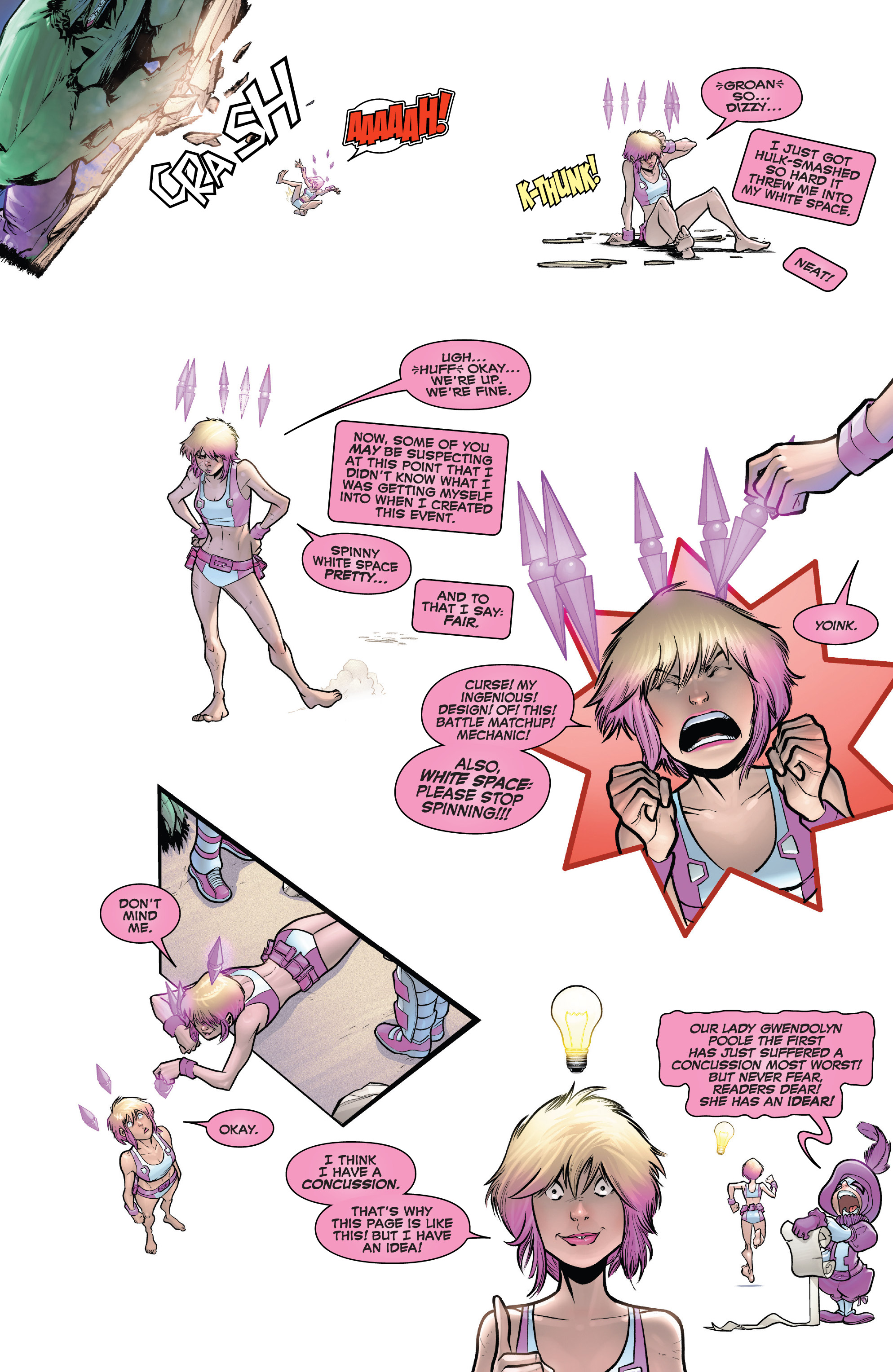 Read online Gwenpool Strikes Back comic -  Issue #4 - 7