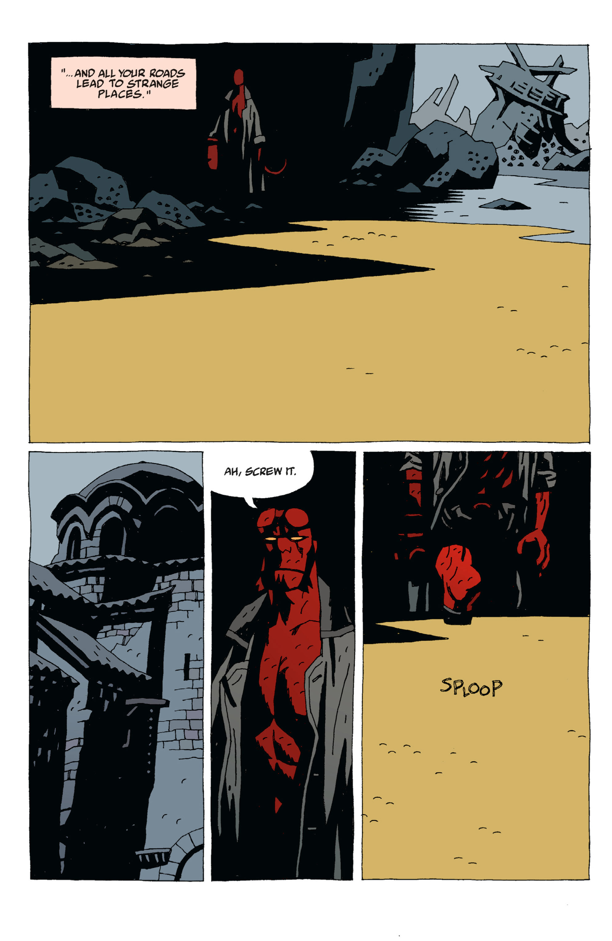 Read online Hellboy comic -  Issue #6 - 84