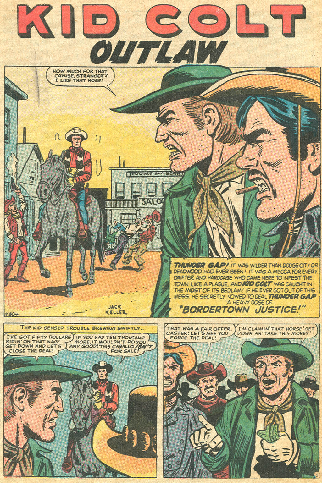 Read online Kid Colt Outlaw comic -  Issue #143 - 28