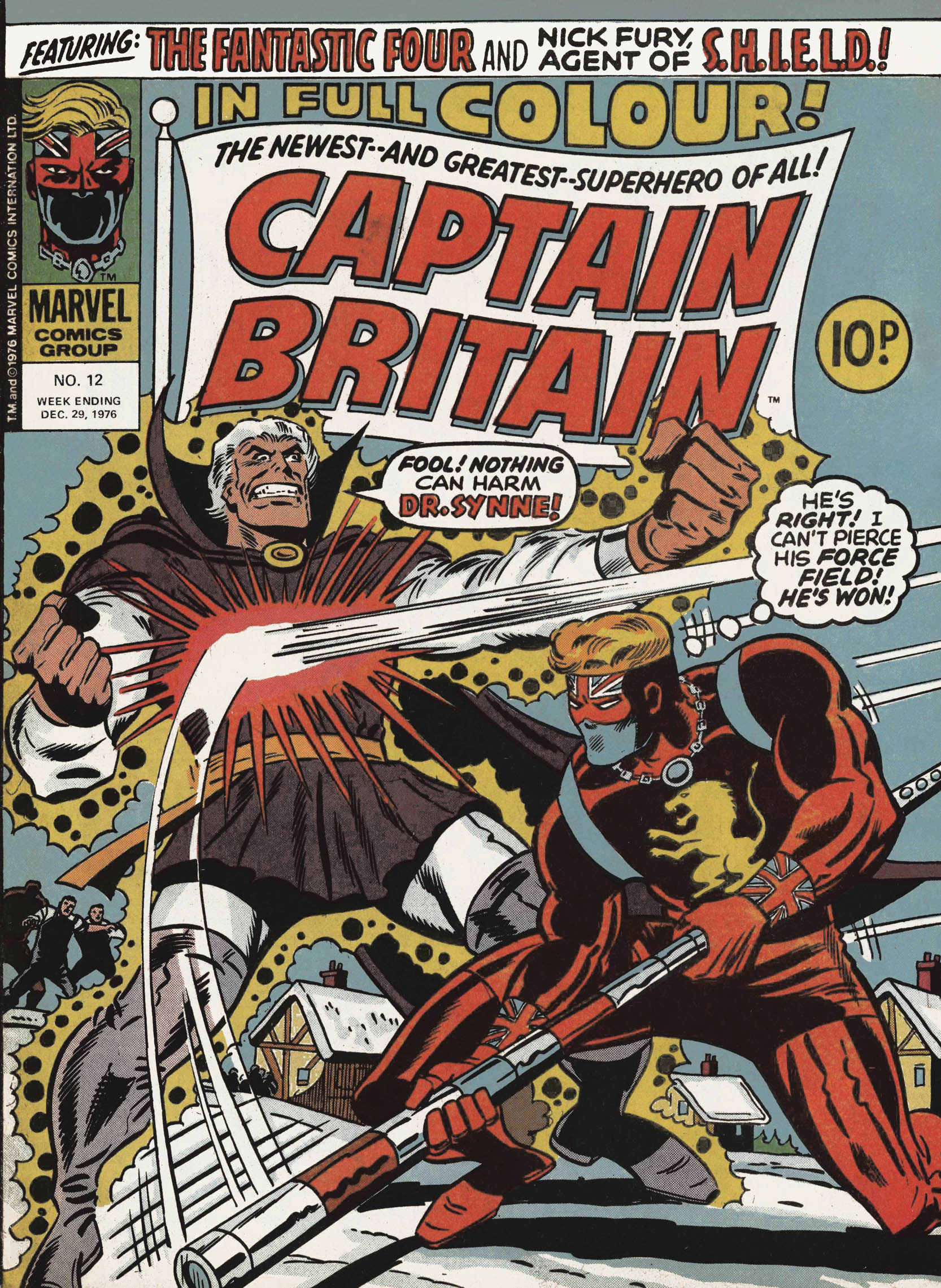 Read online Captain Britain (1976) comic -  Issue #12 - 1