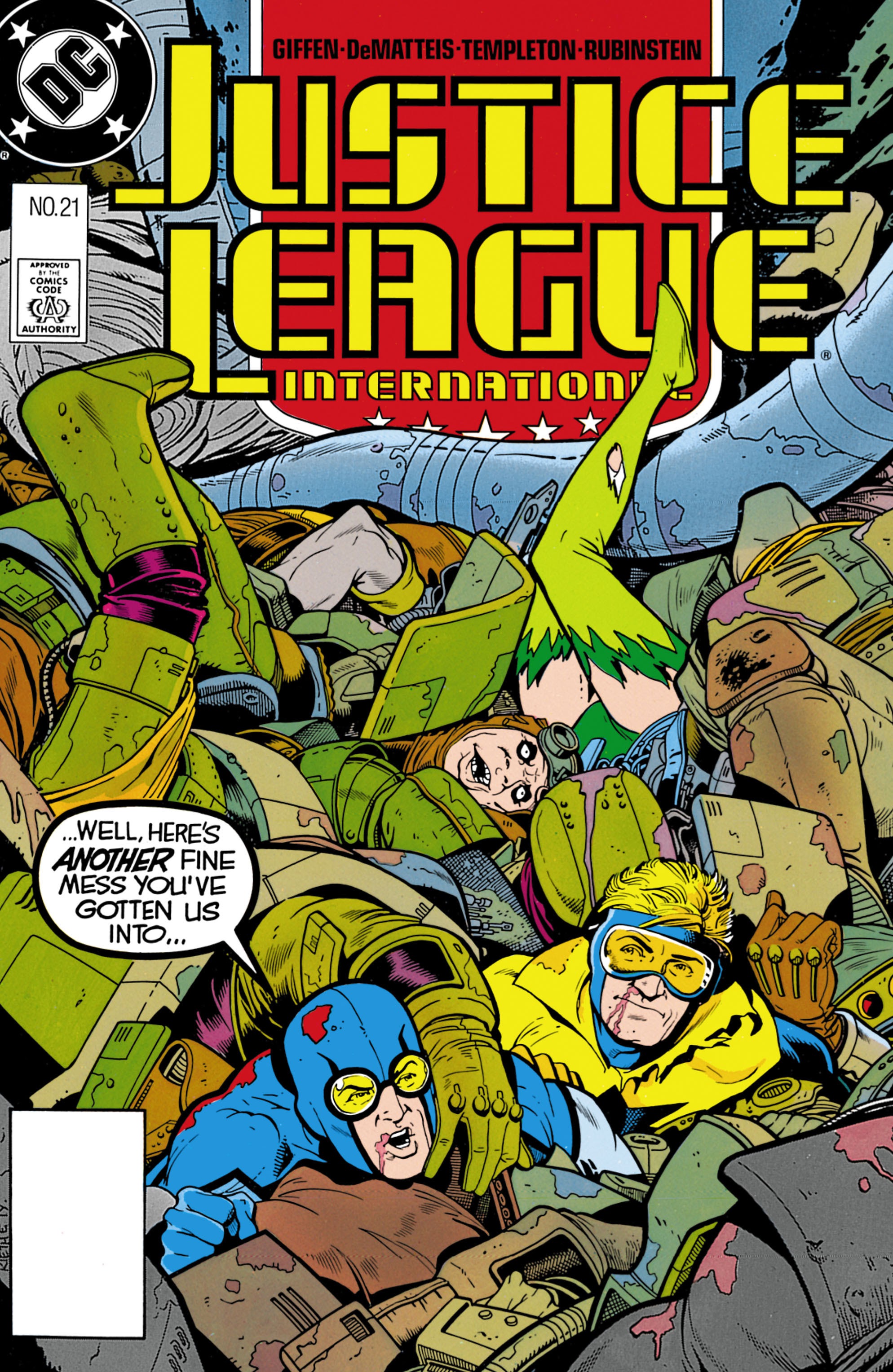 Read online Justice League International (1987) comic -  Issue #21 - 1