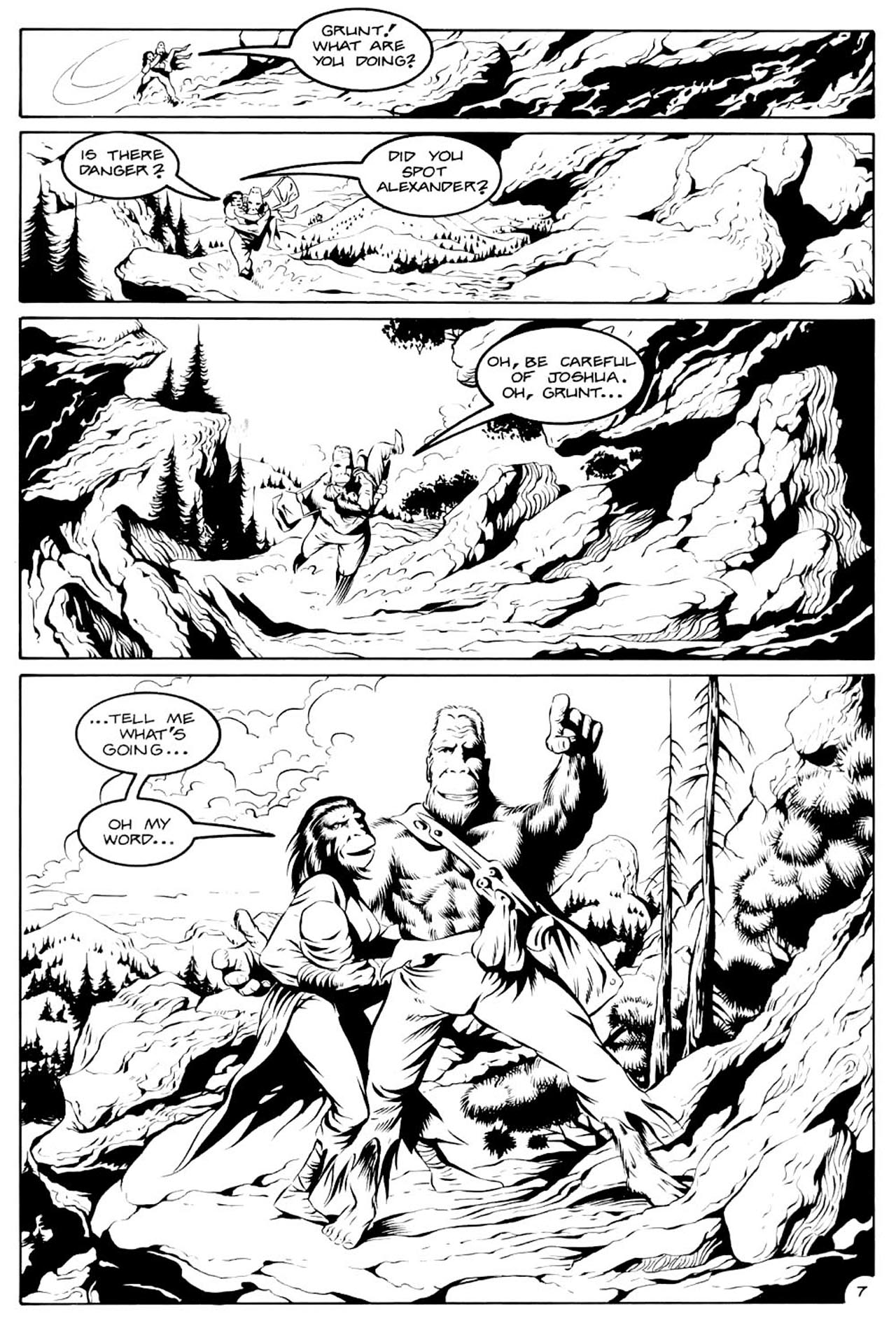 Read online Planet of the Apes (1990) comic -  Issue #10 - 9