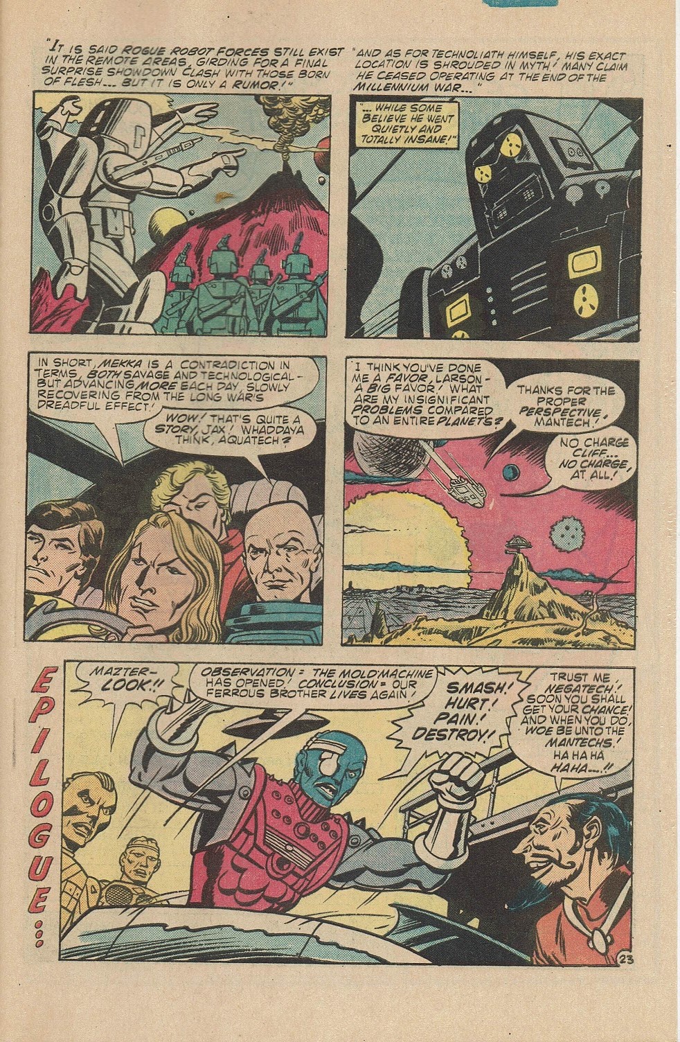 Read online ManTech Robot Warriors comic -  Issue #2 - 33