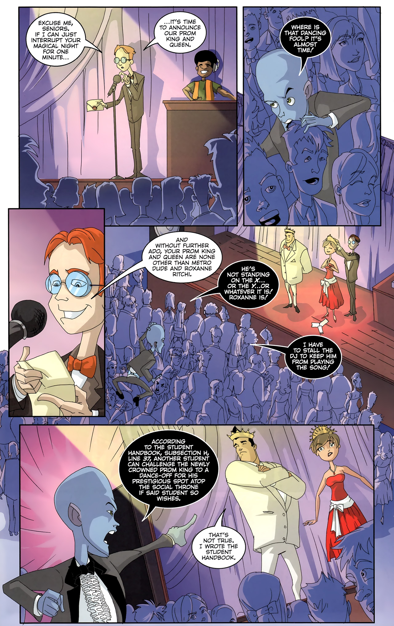 Read online Megamind: Bad. Blue. Brilliant. comic -  Issue #1 - 16