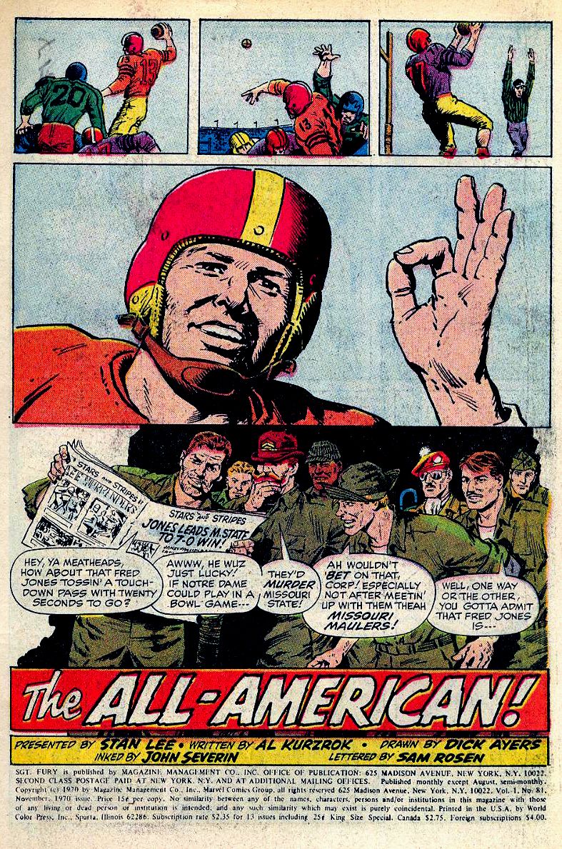 Read online Sgt. Fury comic -  Issue #81 - 3