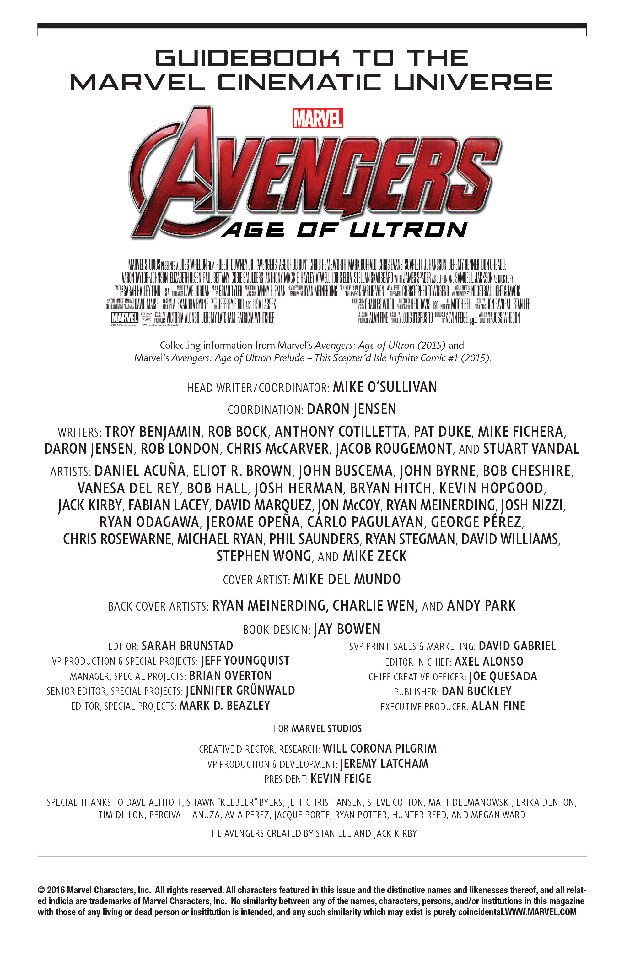 Read online Guidebook To the Marvel Cinematic Universe – Marvel's Avengers: Age of Ultron comic -  Issue # Full - 2