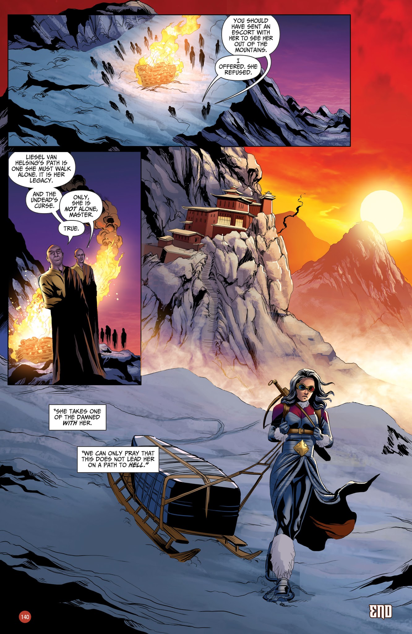 Read online Van Helsing vs. Werewolf comic -  Issue # _TPB 1 - 140