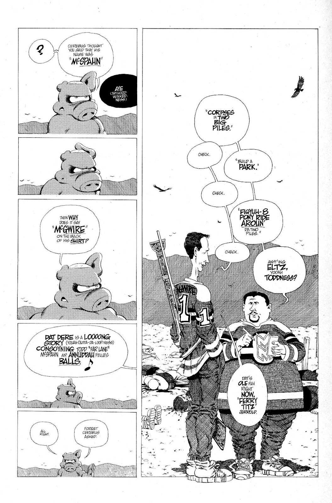 Cerebus Issue #275 #274 - English 3 Cerebus Issue #275 #274 - English 3