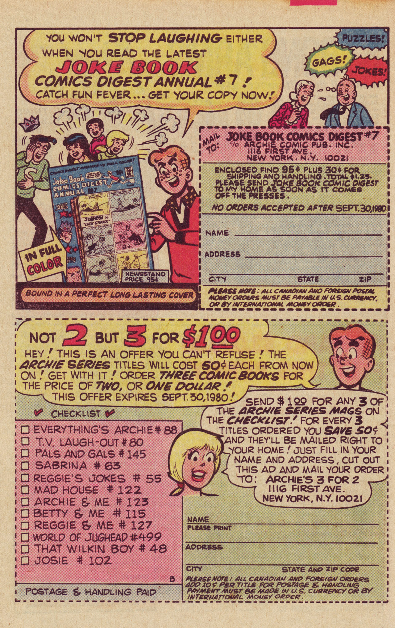 Read online Archie's Joke Book Magazine comic -  Issue #272 - 27