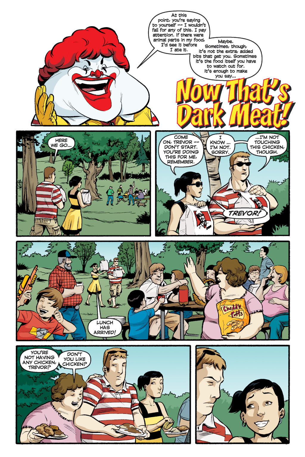 Read online Supersized: Strange Tales from a Fast-Food Culture comic -  Issue # TPB - 42