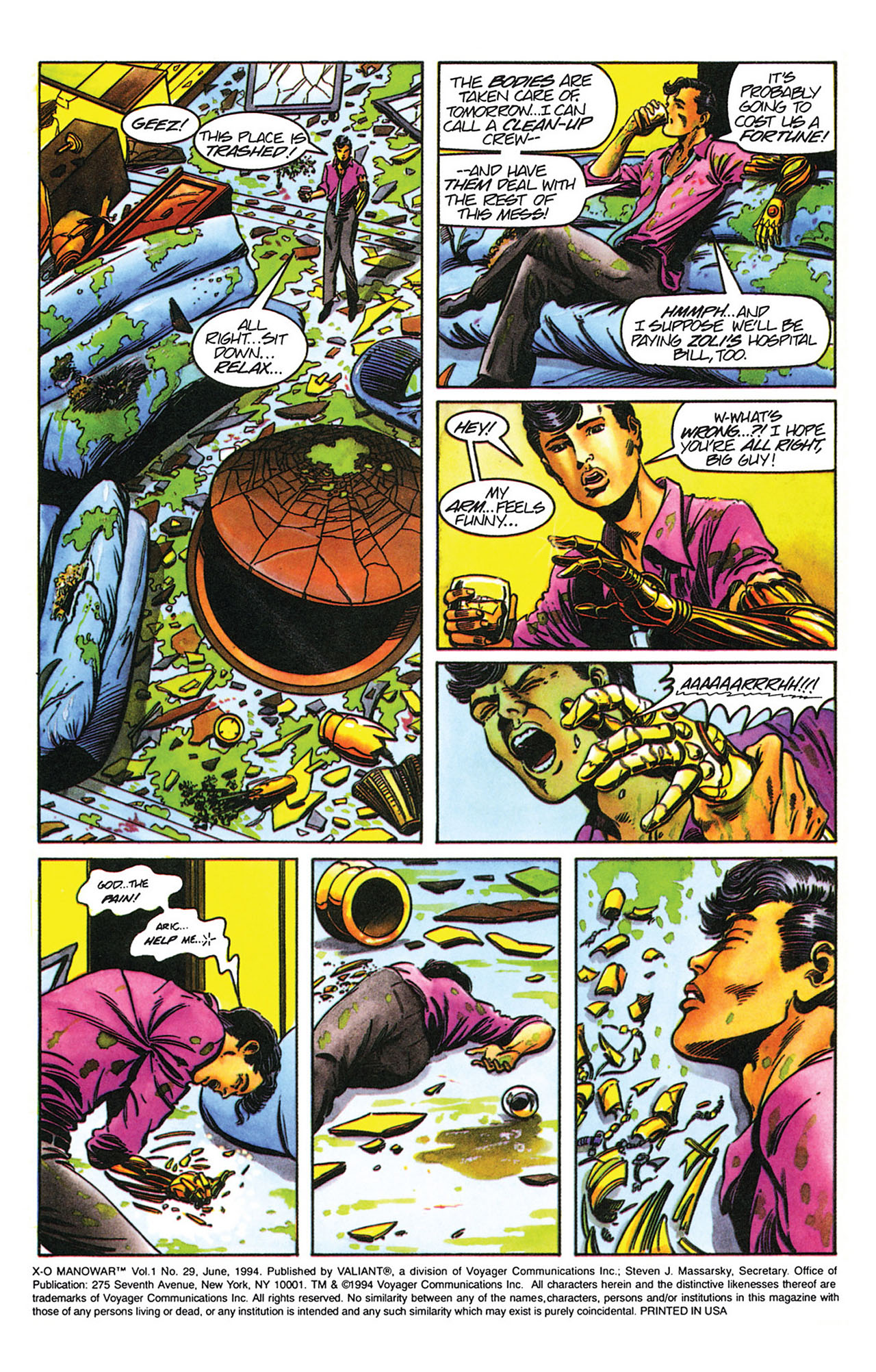 Read online X-O Manowar (1992) comic -  Issue #29 - 3