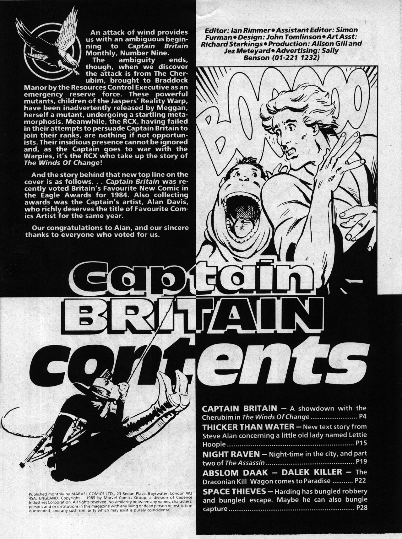 Read online Captain Britain (1985) comic -  Issue #9 - 3