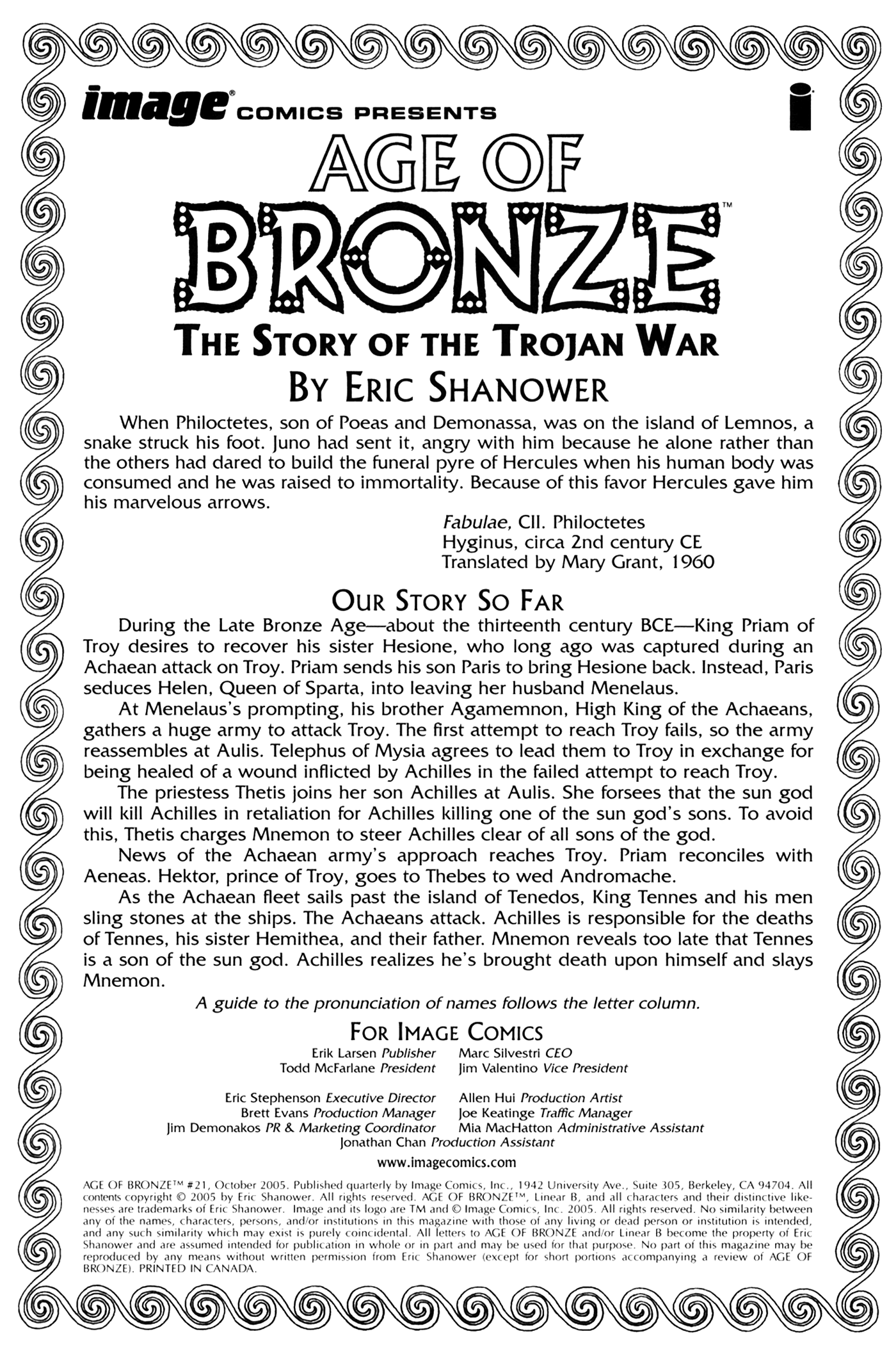 Read online Age of Bronze comic -  Issue #21 - 2