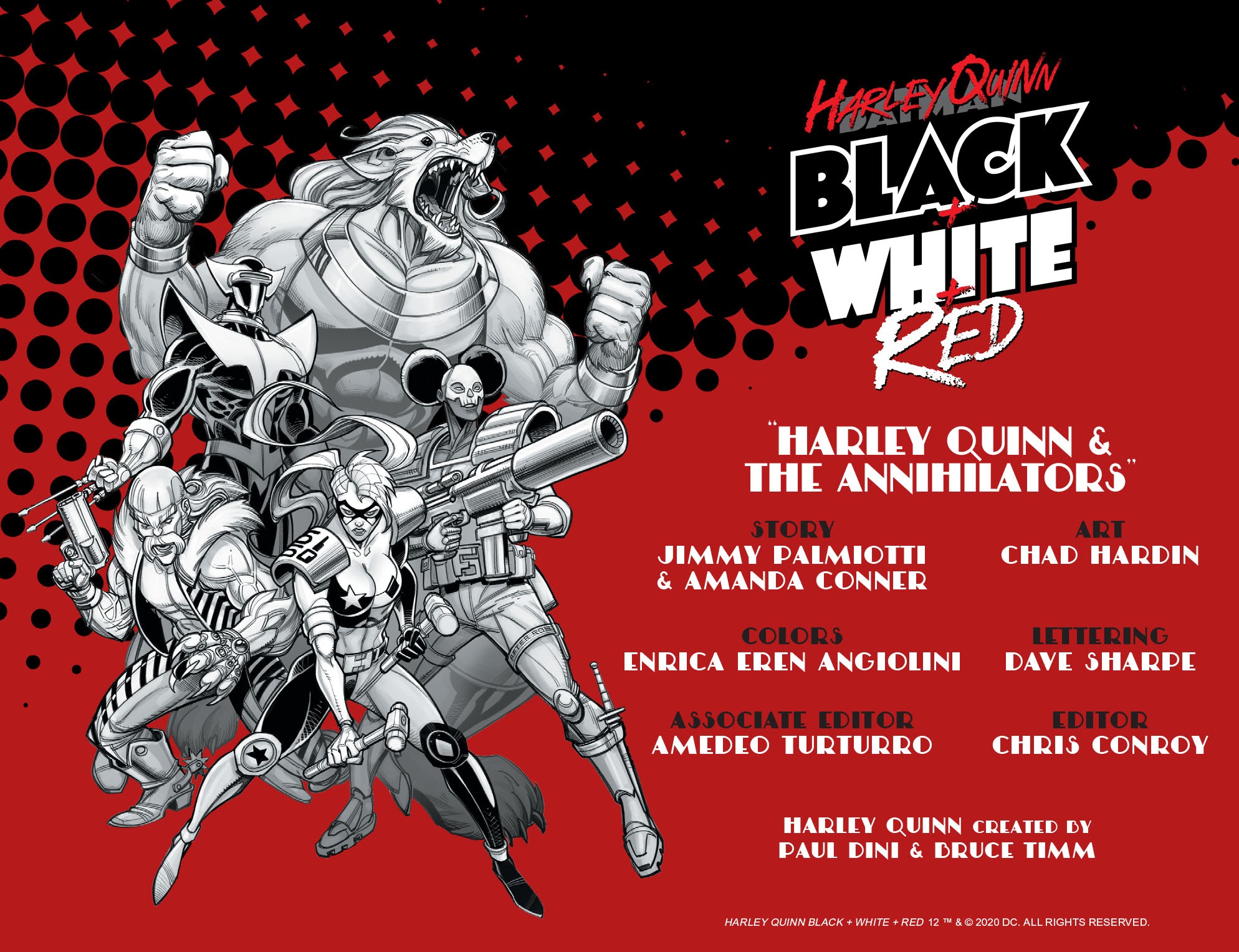 Read online Harley Quinn Black   White   Red comic -  Issue #12 - 3