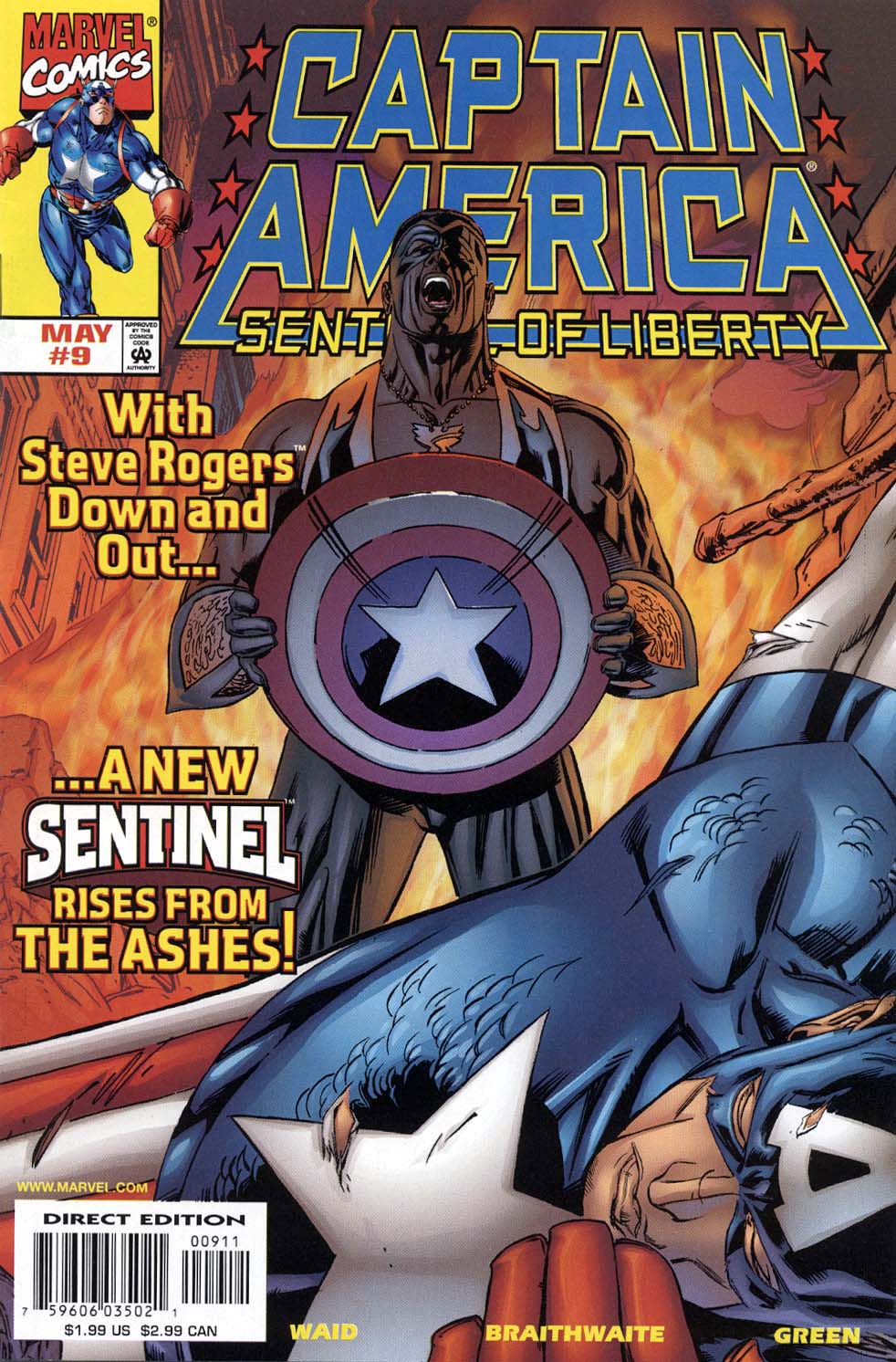 Read online Captain America: Sentinel of Liberty comic -  Issue #9 - 1