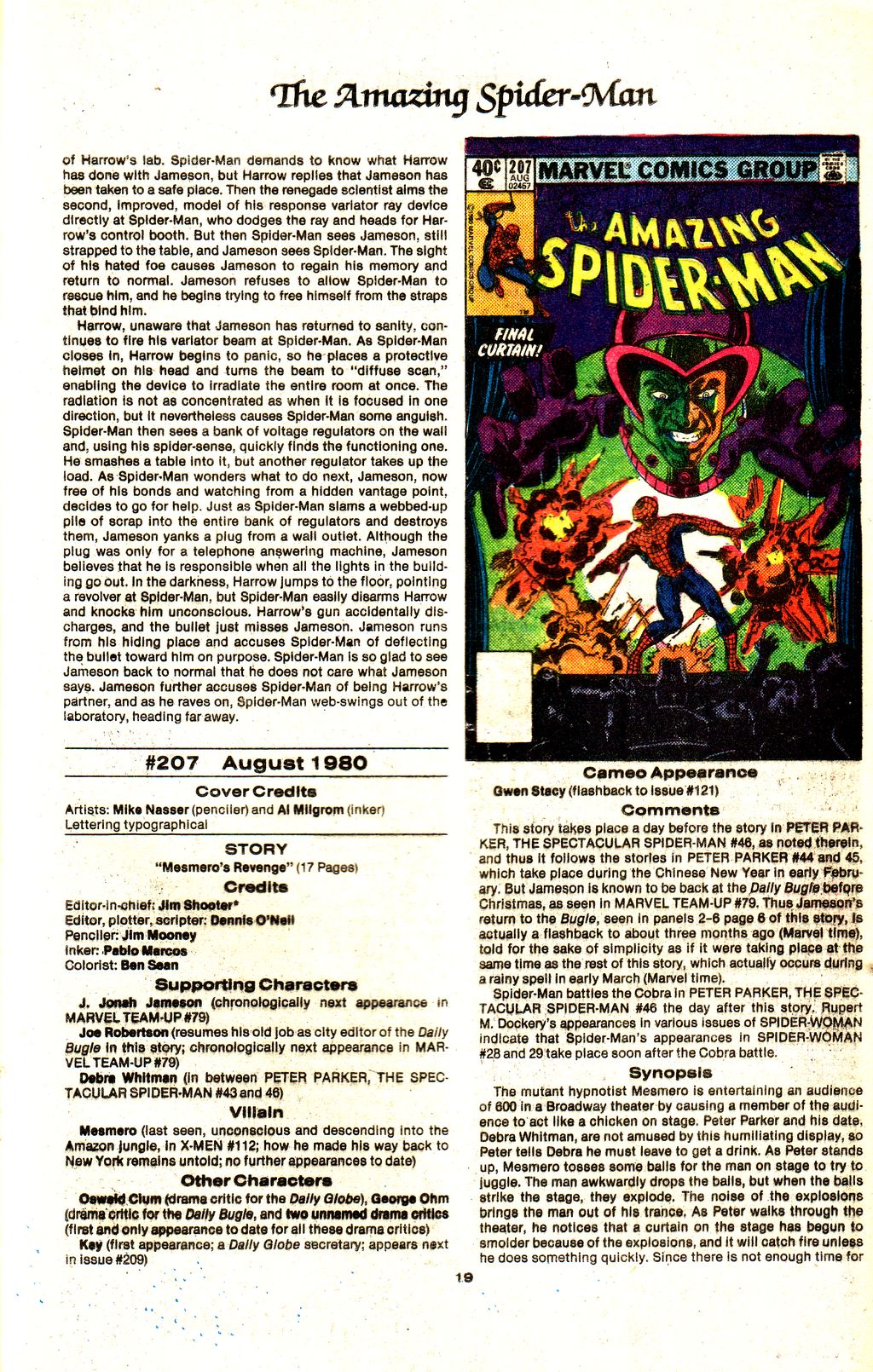 Read online The Official Marvel Index to The Amazing Spider-Man comic -  Issue #9 - 21