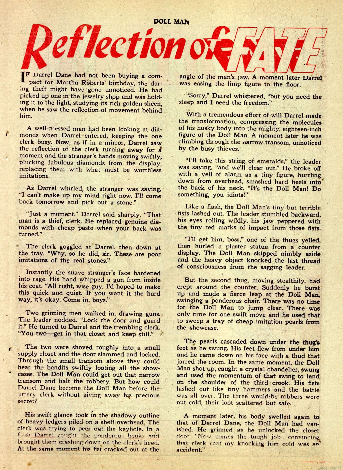 Read online Doll Man comic -  Issue #24 - 23