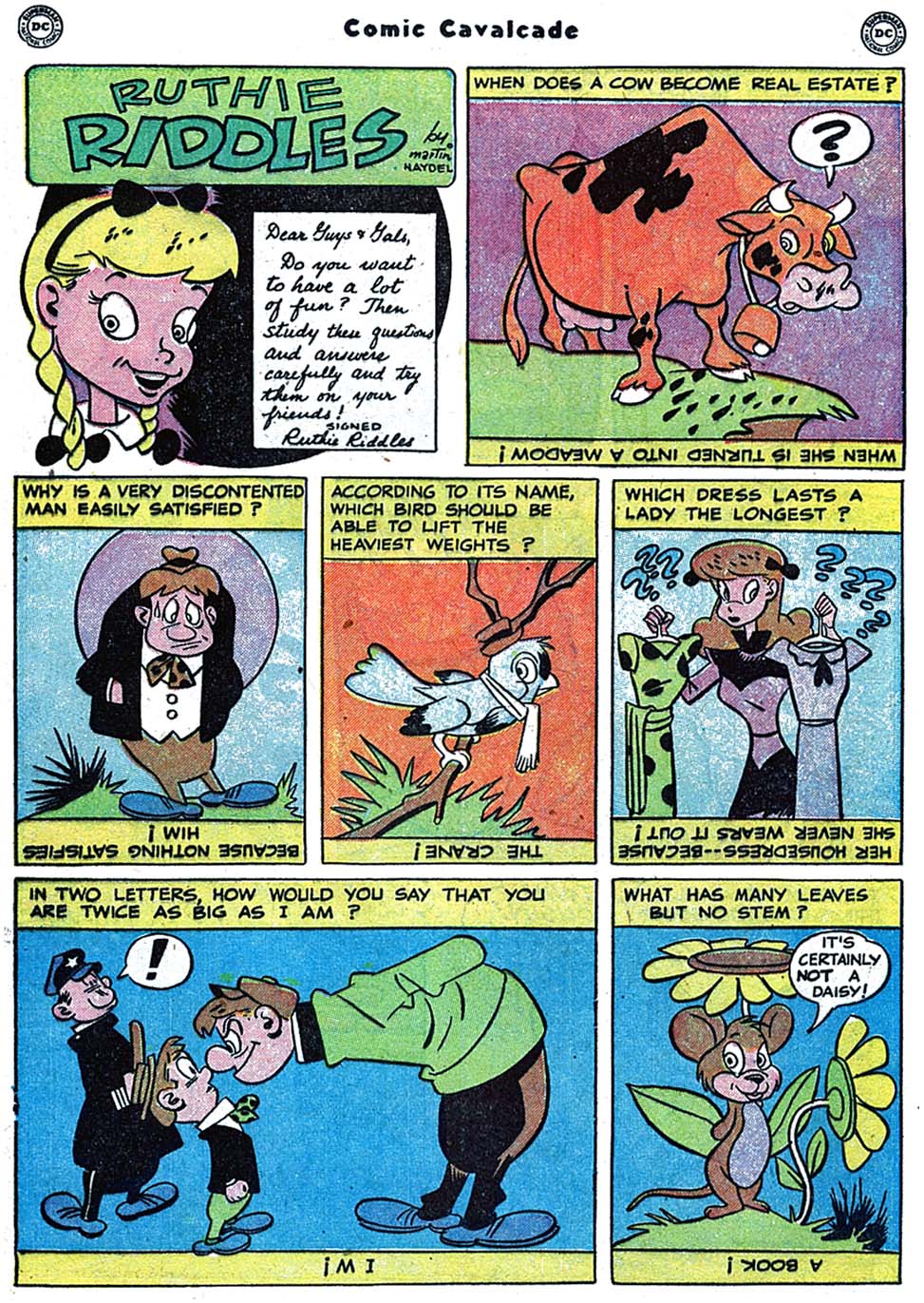 Read online Comic Cavalcade comic -  Issue #38 - 18