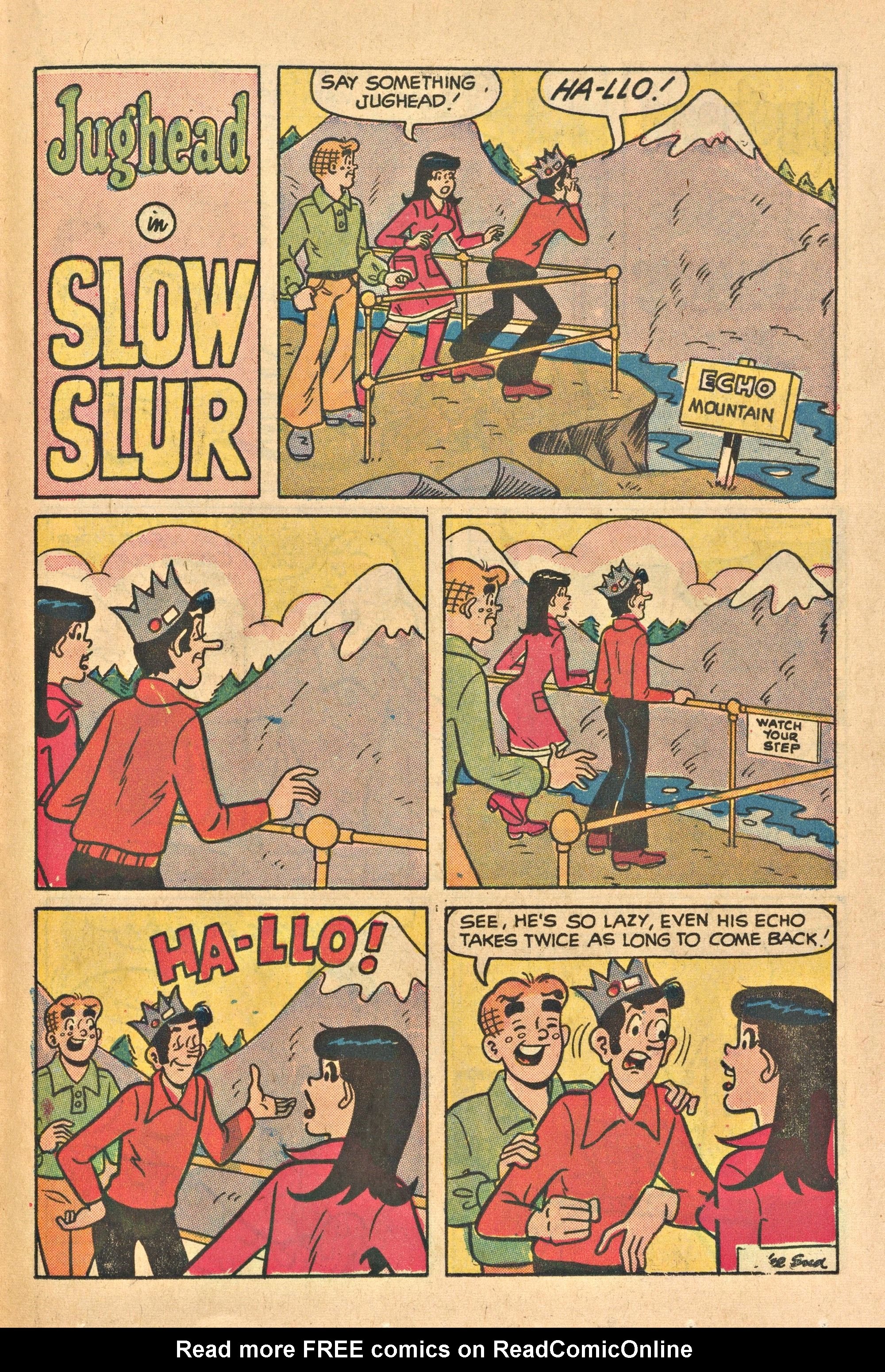 Read online Jughead's Jokes comic -  Issue #32 - 38