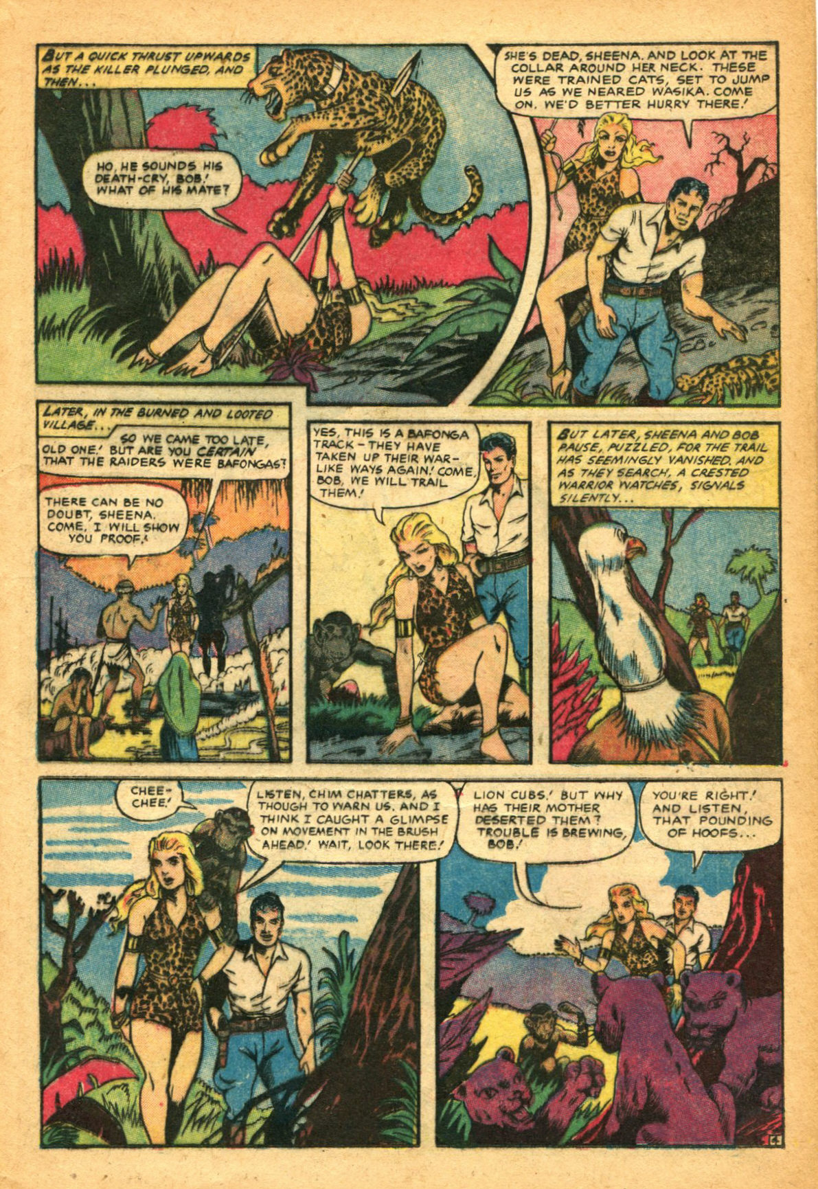 Read online Sheena, Queen of the Jungle (1942) comic -  Issue #14 - 25