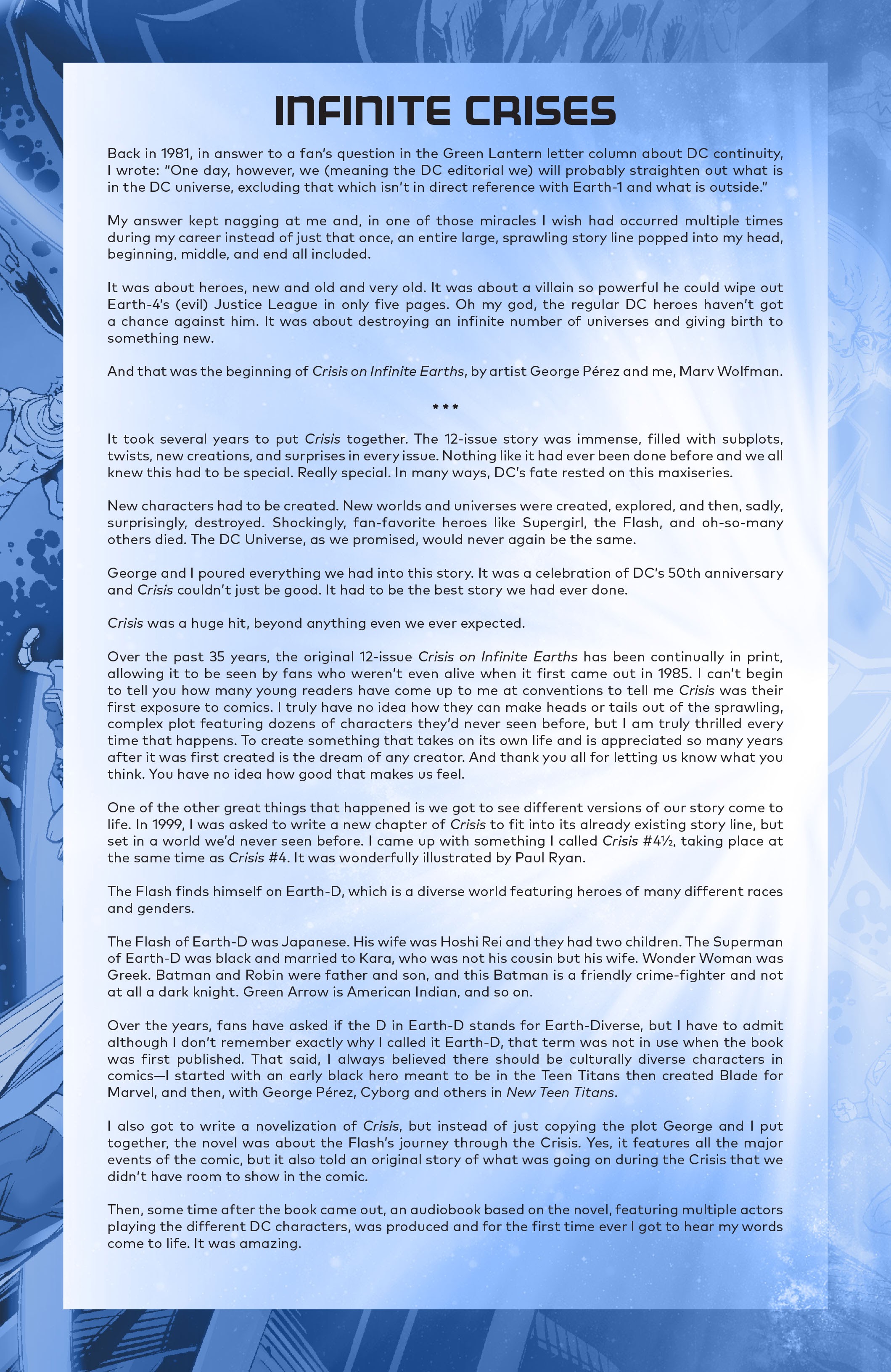 Read online Crisis On Infinite Earths: Paragons Rising: The Deluxe Edition comic -  Issue # TPB - 72