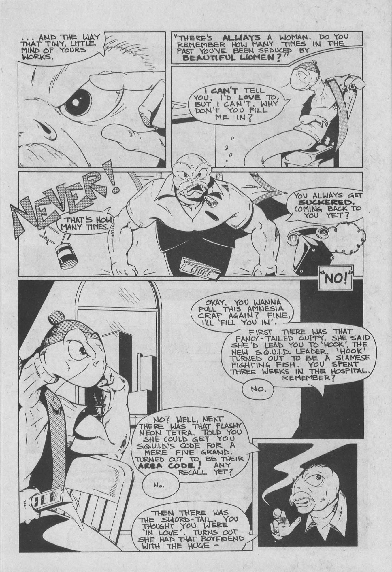Read online The Fish Police comic -  Issue #1 - 12