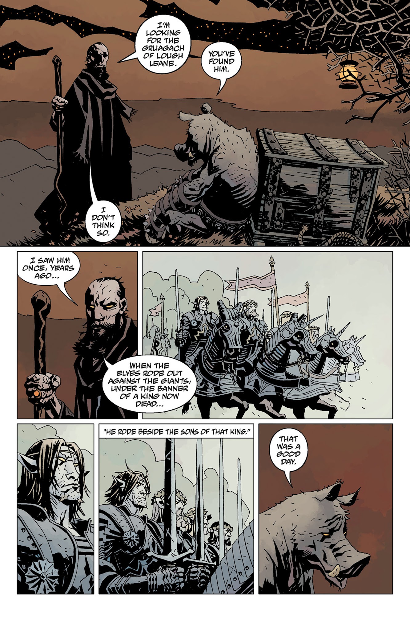Read online Hellboy: The Wild Hunt comic -  Issue # TPB - 46