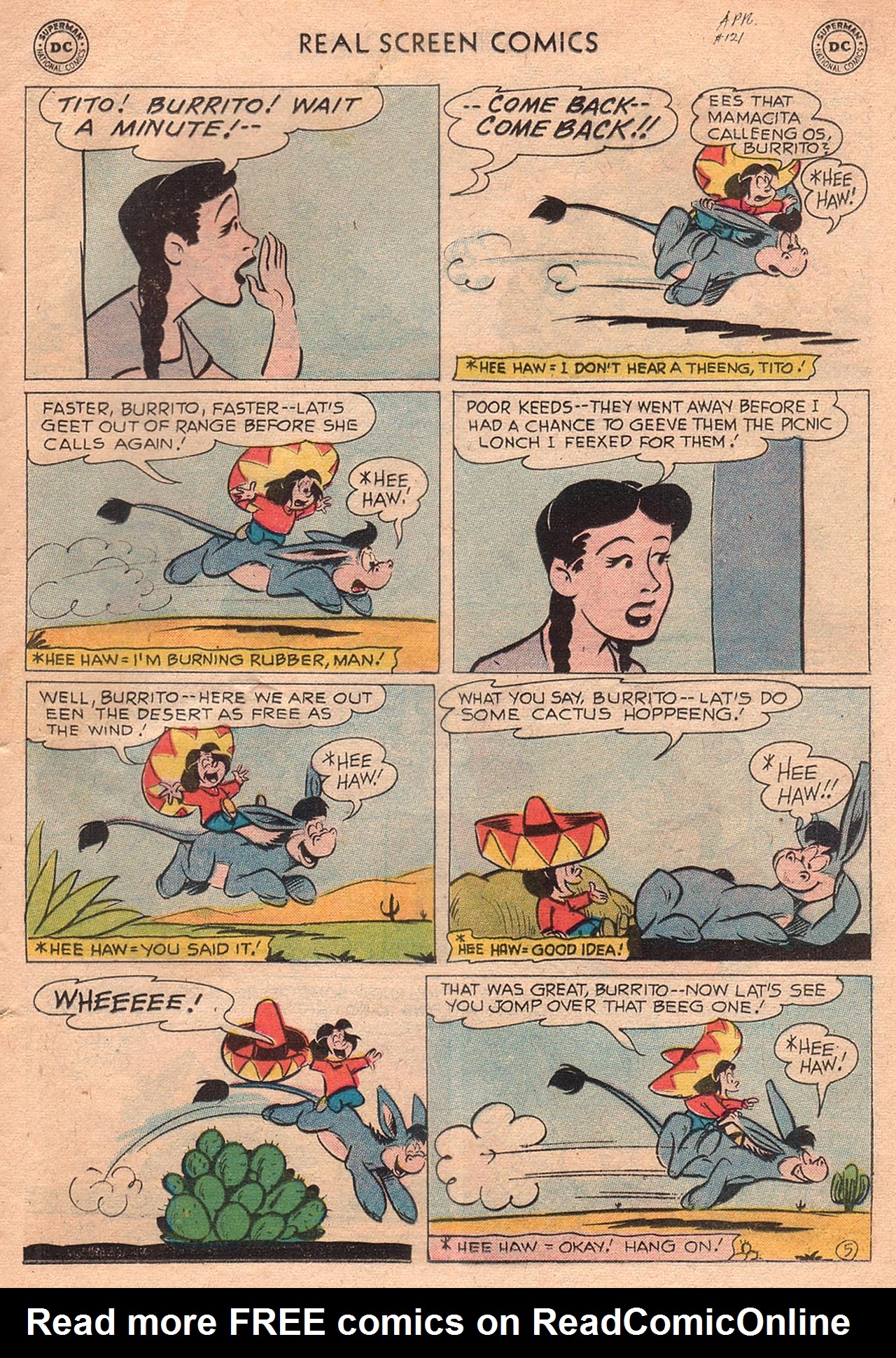Read online Real Screen Comics comic -  Issue #121 - 25