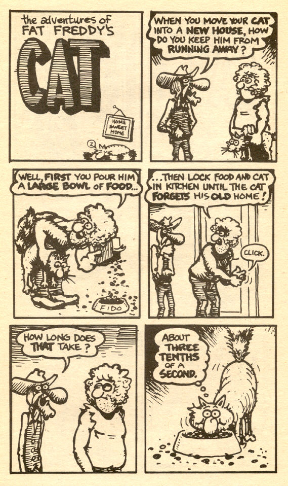 Read online Adventures of Fat Freddy's Cat comic -  Issue #3 - 24