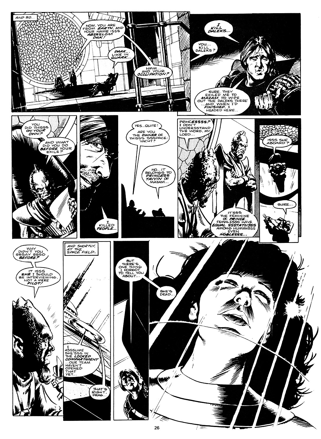 Read online Marvel Graphic Novel comic -  Issue #4 Abslom Daak, Dalek Killer - 26