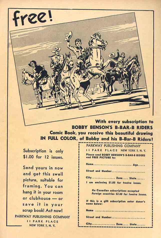 Read online Bobby Benson's B-Bar-B Riders comic -  Issue #5 - 35