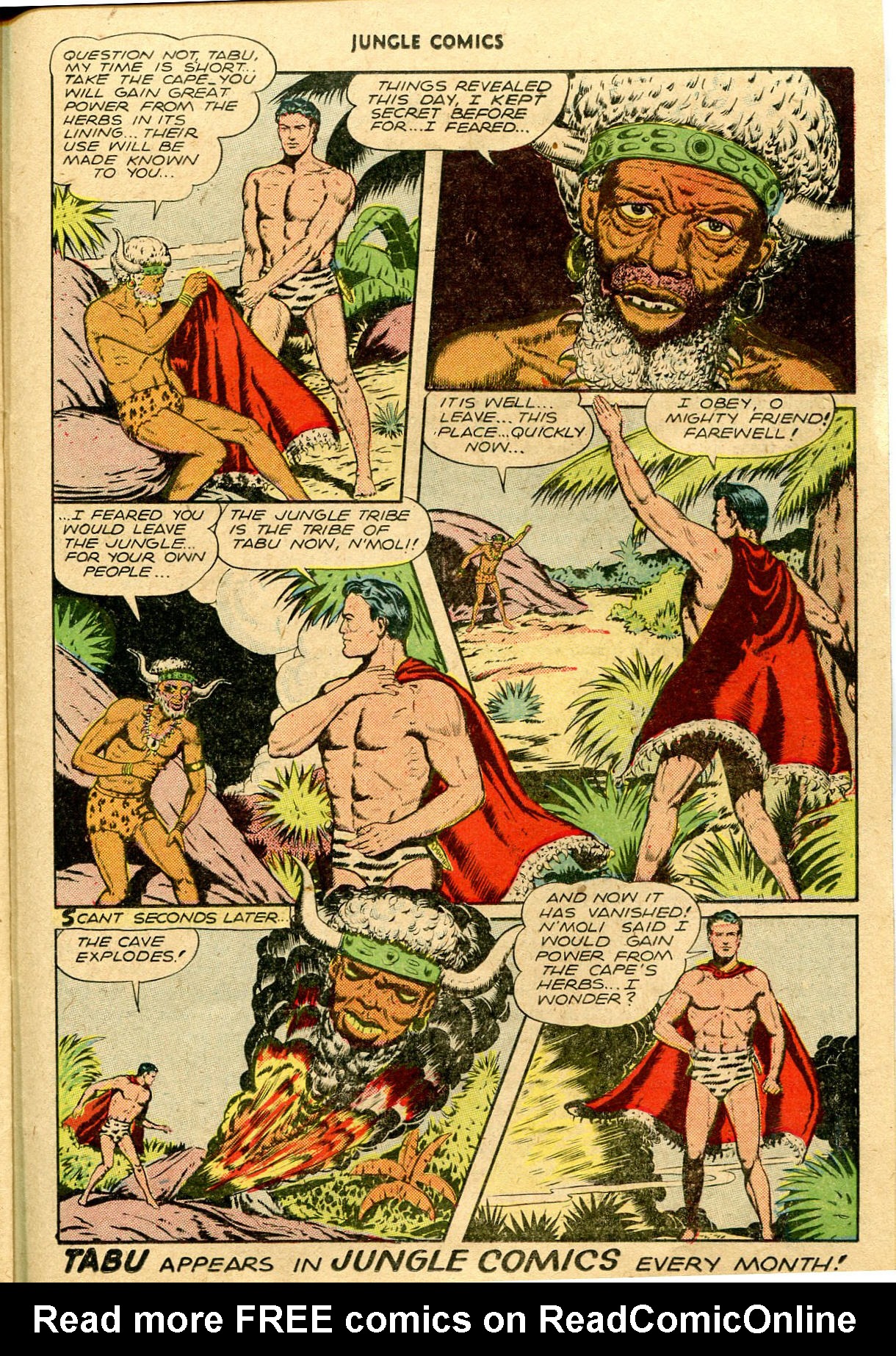 Read online Jungle Comics comic -  Issue #79 - 34