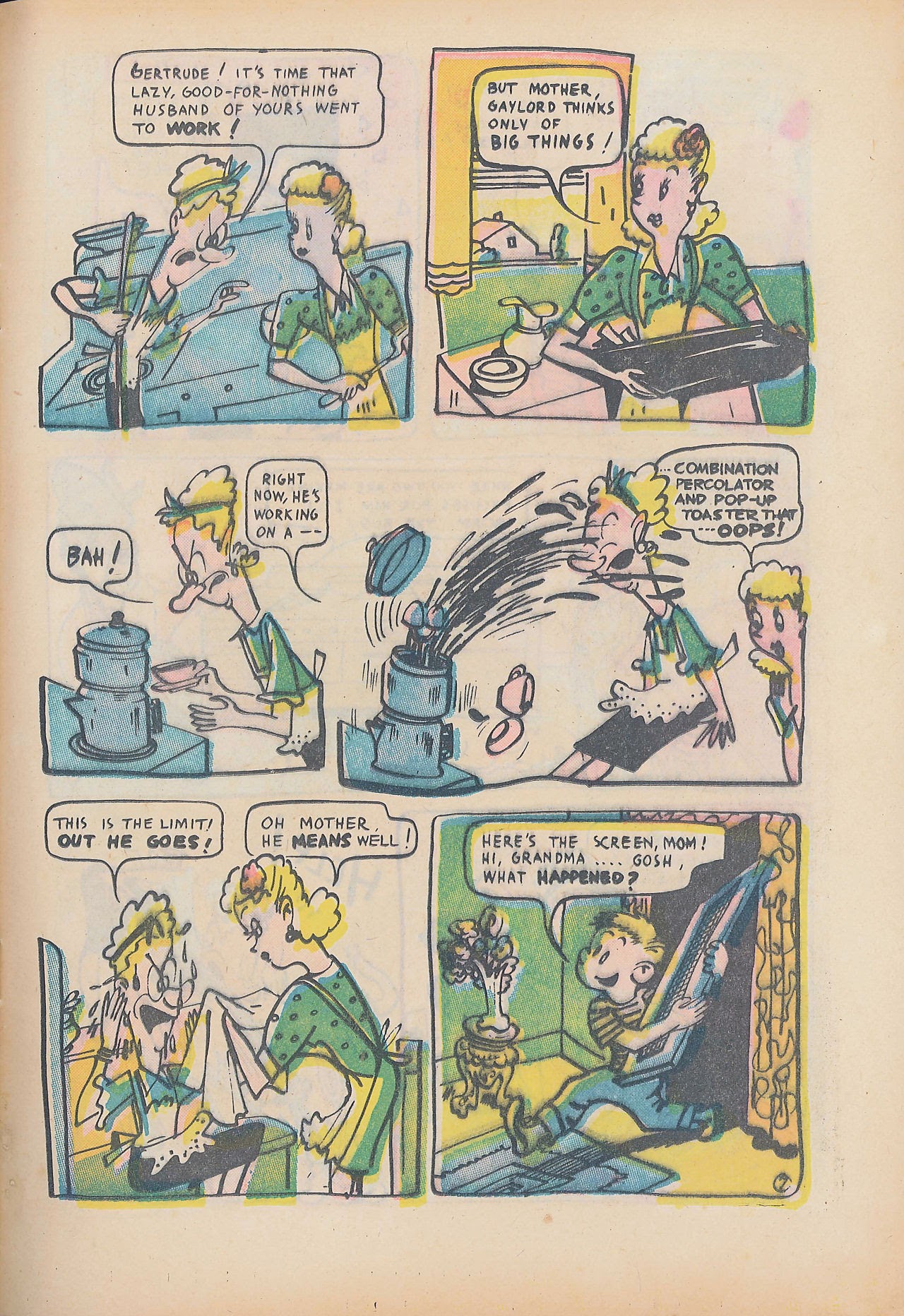 Read online Milt Gross Funnies comic -  Issue #1 - 9