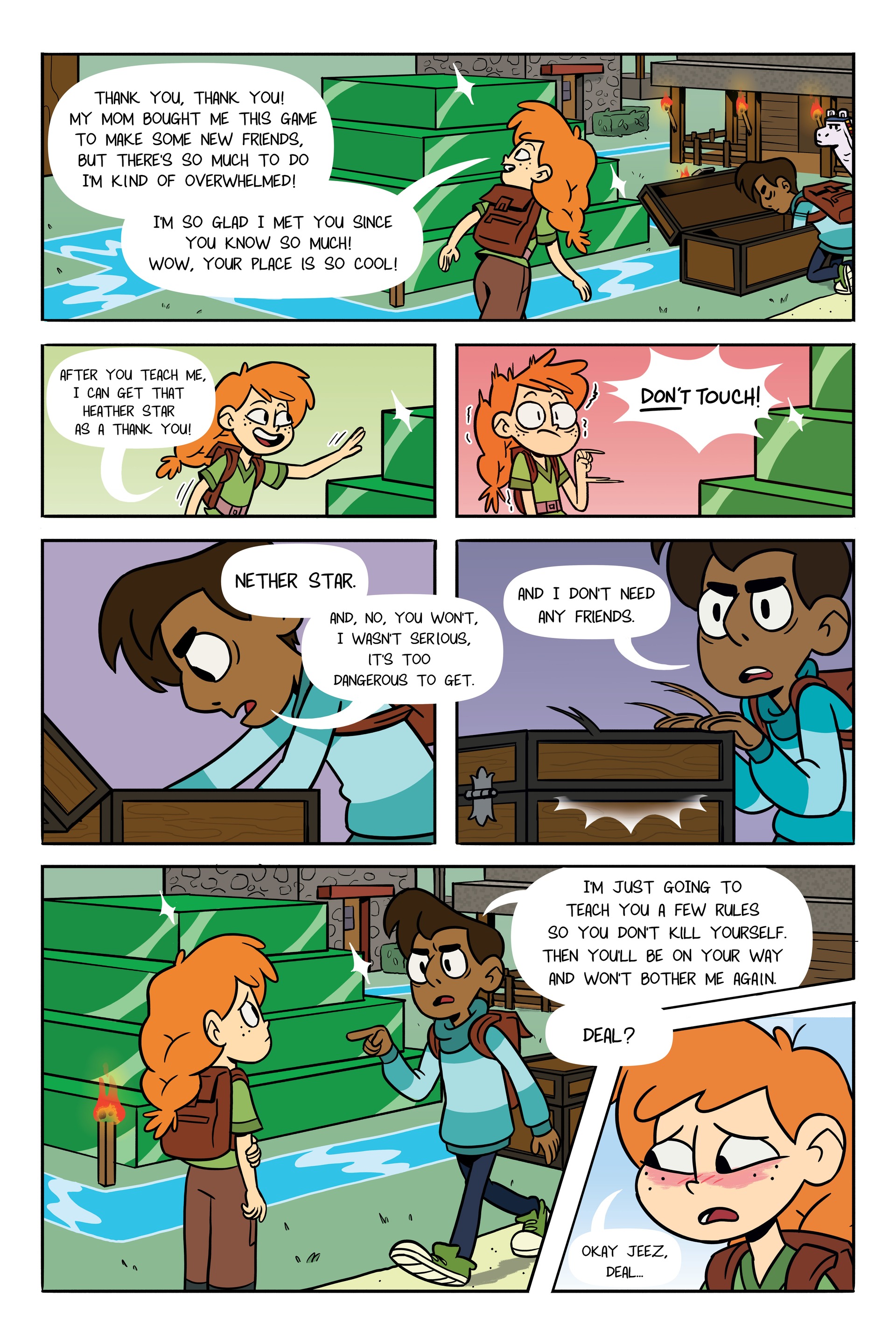 Read online Minecraft: Open World – Into the Nether comic -  Issue # TPB - 15