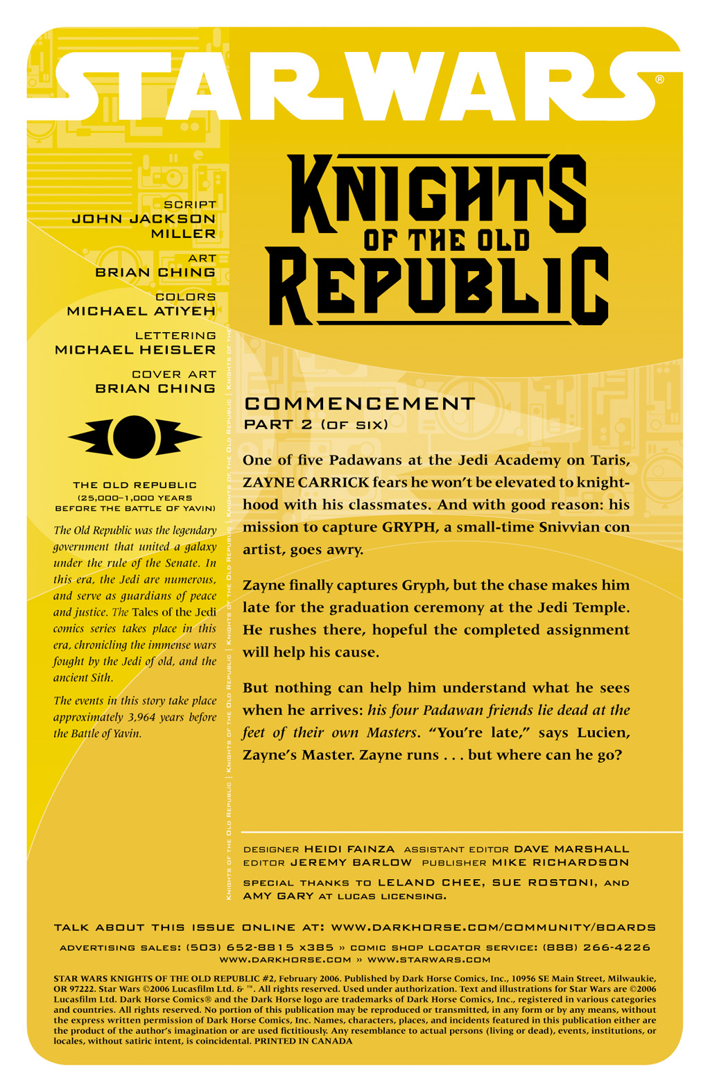 Read online Star Wars: Knights Of The Old Republic comic -  Issue #2 - 2