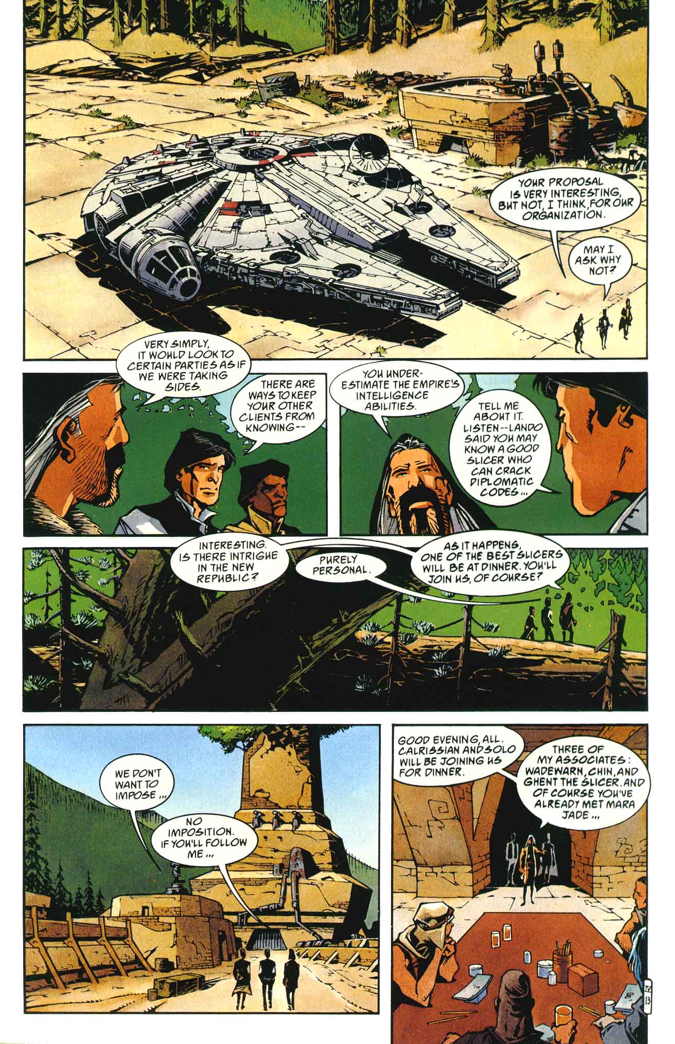 Read online Star Wars: Heir to the Empire comic -  Issue #4 - 15