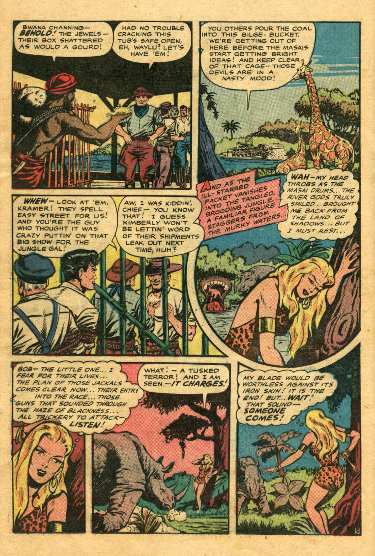 Read online Sheena, Queen of the Jungle (1942) comic -  Issue #9 - 20