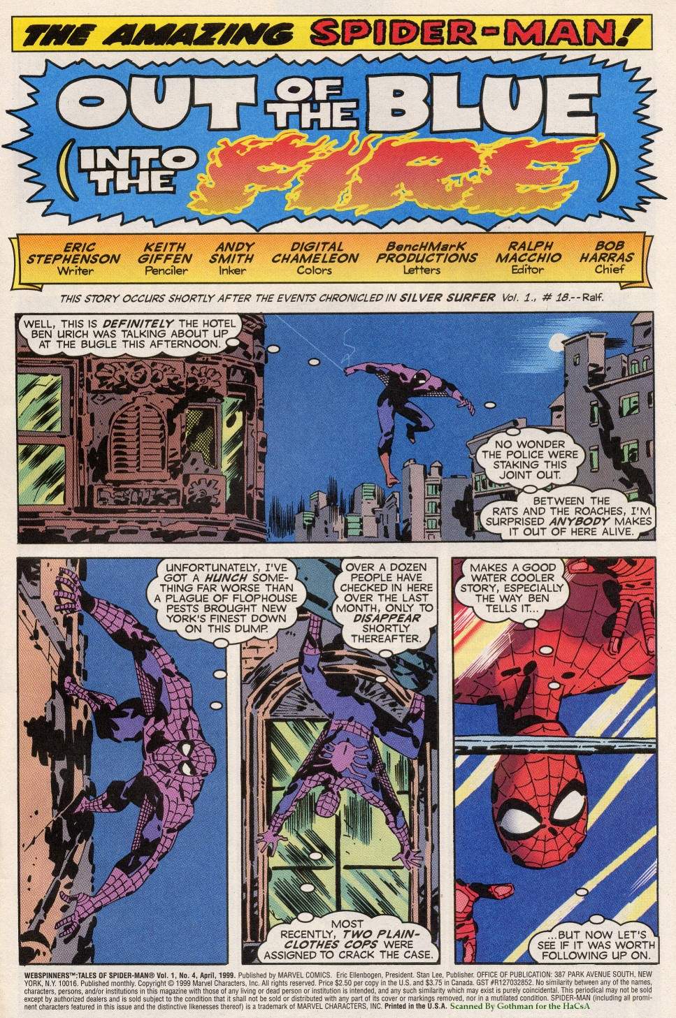 Read online Webspinners: Tales of Spider-Man comic -  Issue #4 - 2