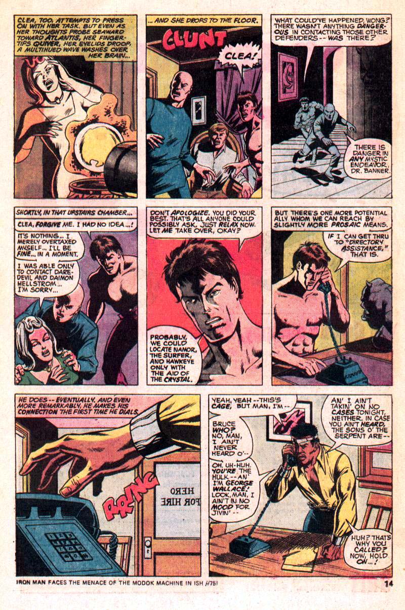 Read online The Defenders (1972) comic -  Issue #24 - 9