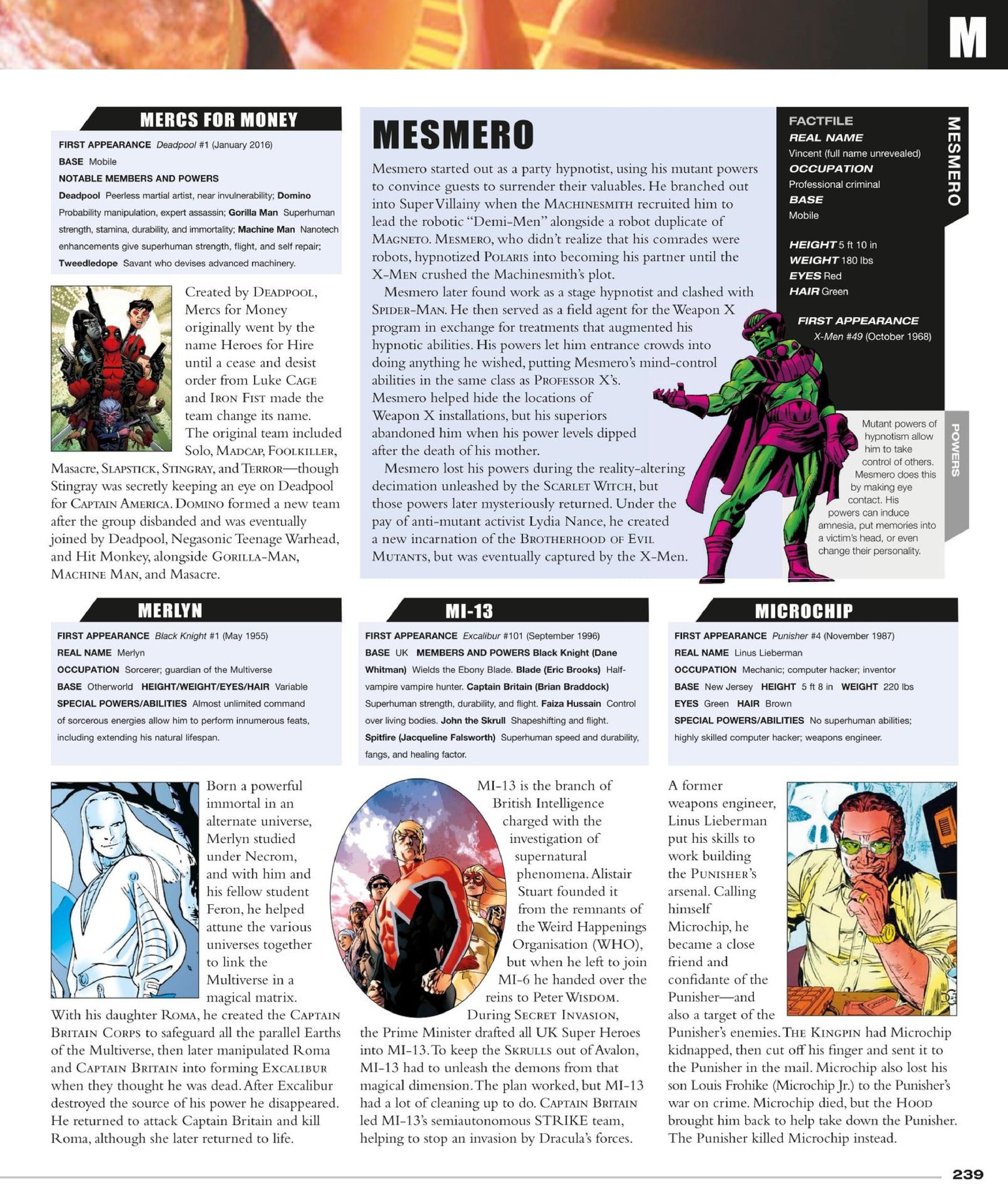 Read online Marvel Encyclopedia, New Edition comic -  Issue # TPB (Part 3) - 42