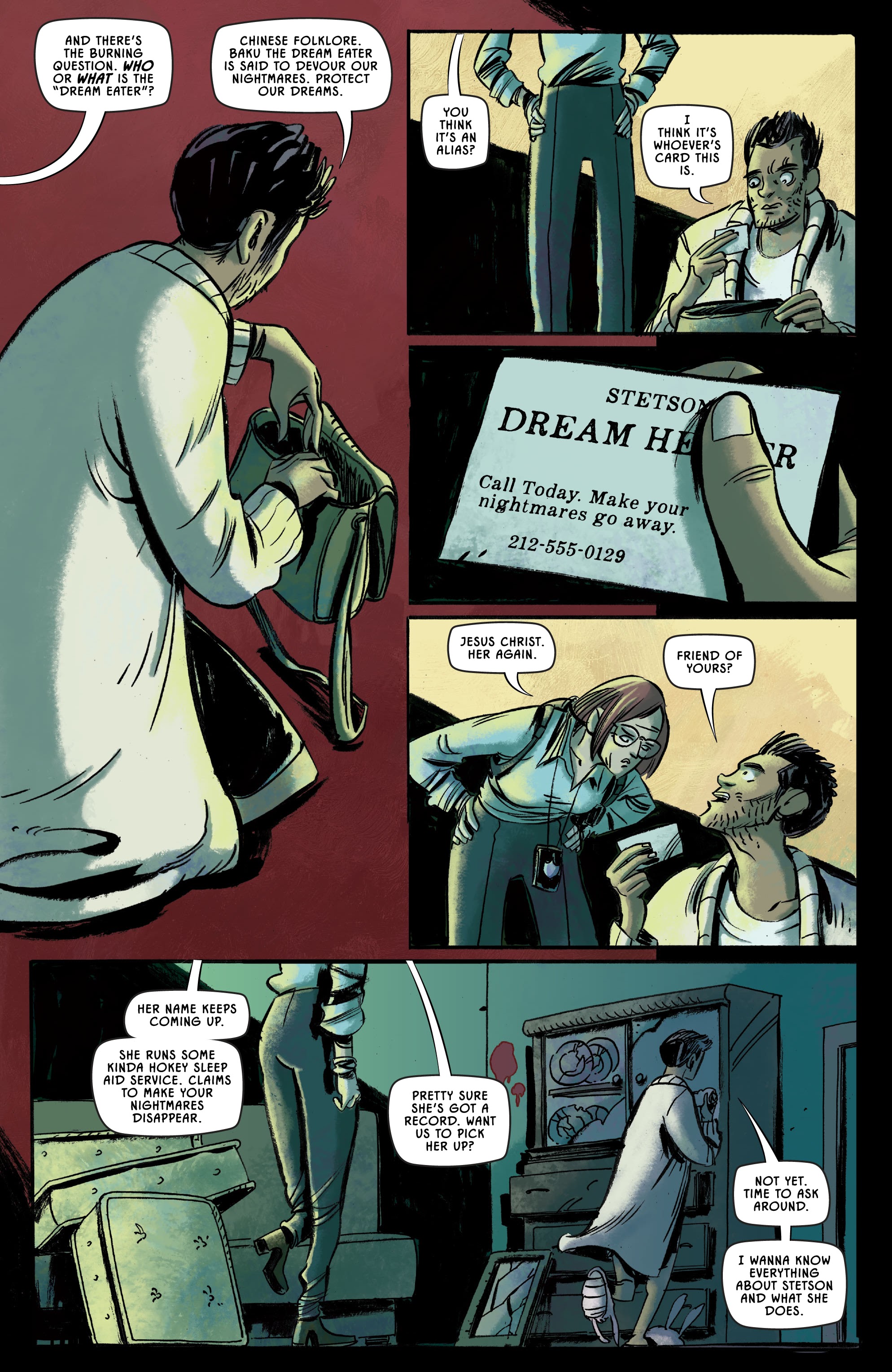 Read online Slumber comic -  Issue #1 - 5