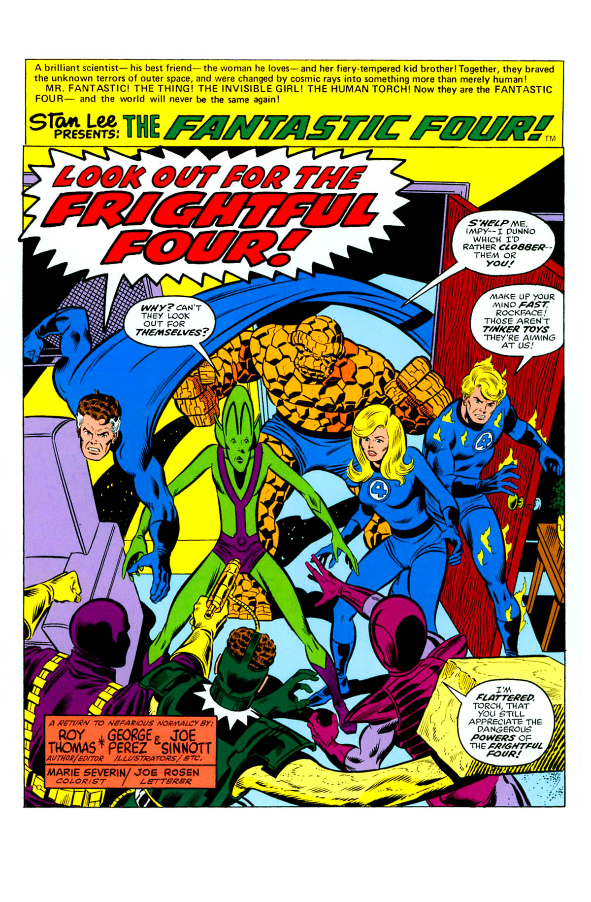 Read online Fantastic Four Visionaries: George Perez comic -  Issue # TPB 1 (Part 2) - 10