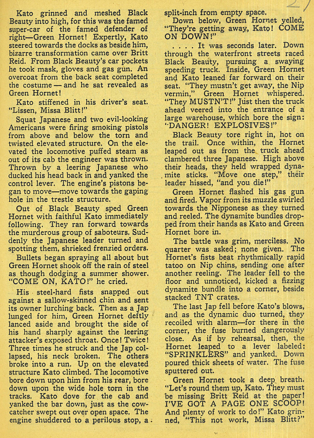 Read online Green Hornet Comics comic -  Issue #25 - 22