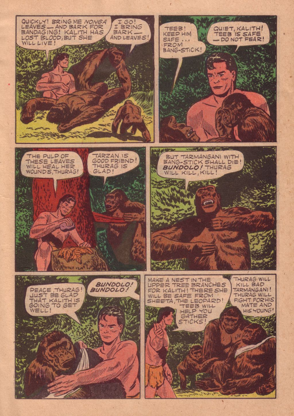 Read online Tarzan (1948) comic -  Issue #27 - 7