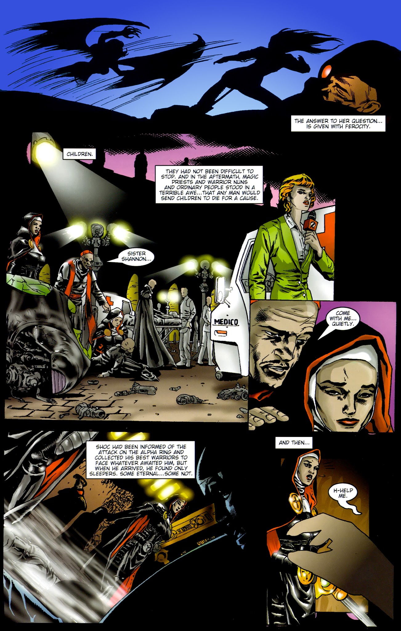 Read online Warrior Nun Areala (1999) comic -  Issue #9 - 21